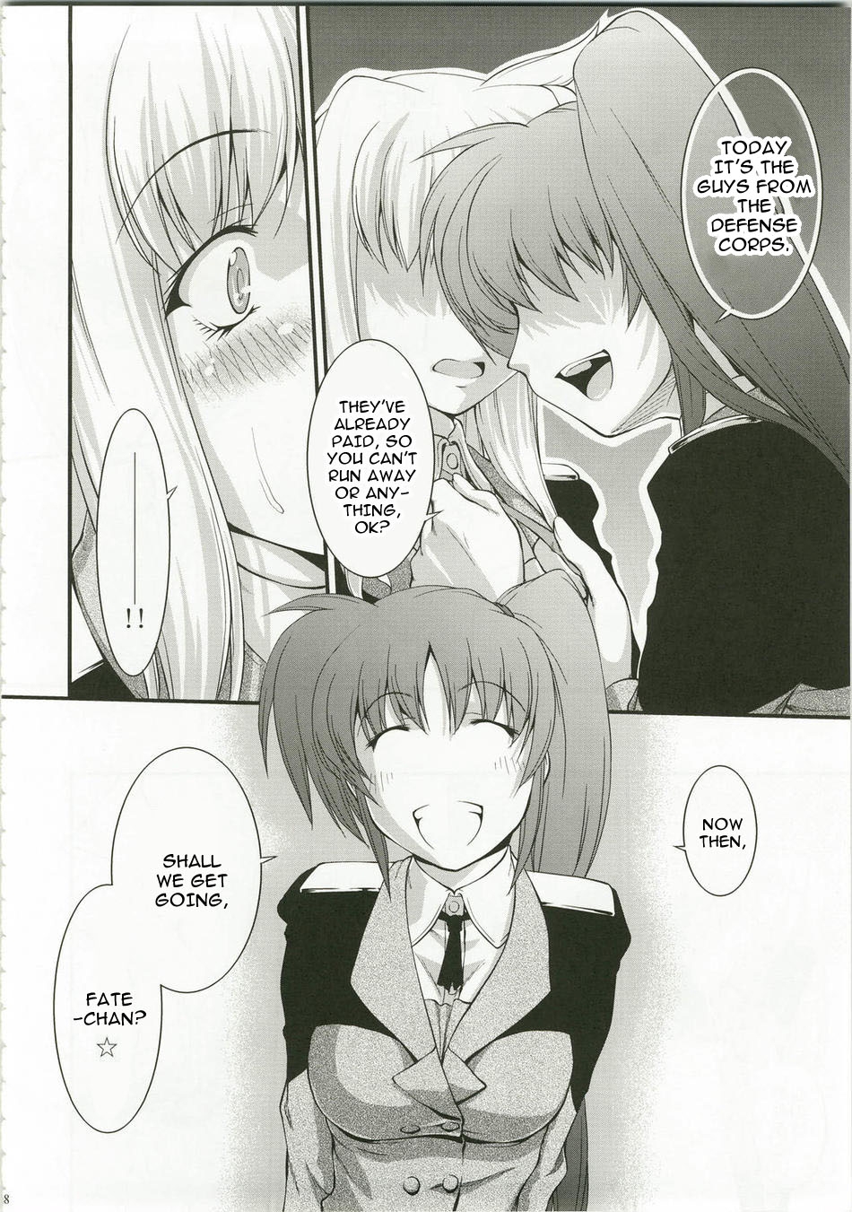 (C74) [PATRICIDE (John Sitch-Oh)] Anata ni Konya wa Wain o Furikake (Mahou Shoujo Lyrical Nanoha) [English] [Hentai-Translate] 26