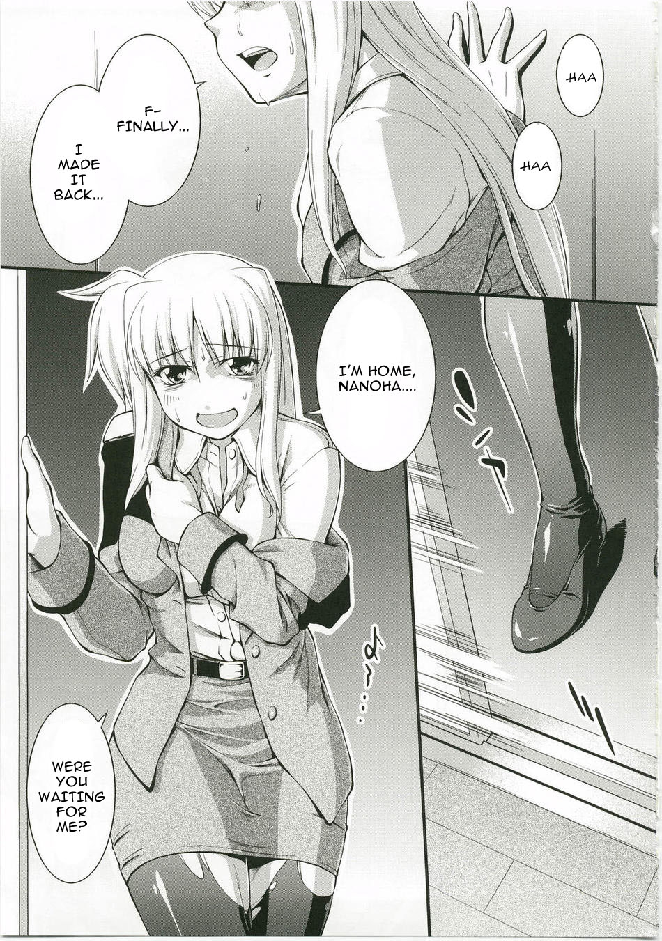 (C74) [PATRICIDE (John Sitch-Oh)] Anata ni Konya wa Wain o Furikake (Mahou Shoujo Lyrical Nanoha) [English] [Hentai-Translate] 3