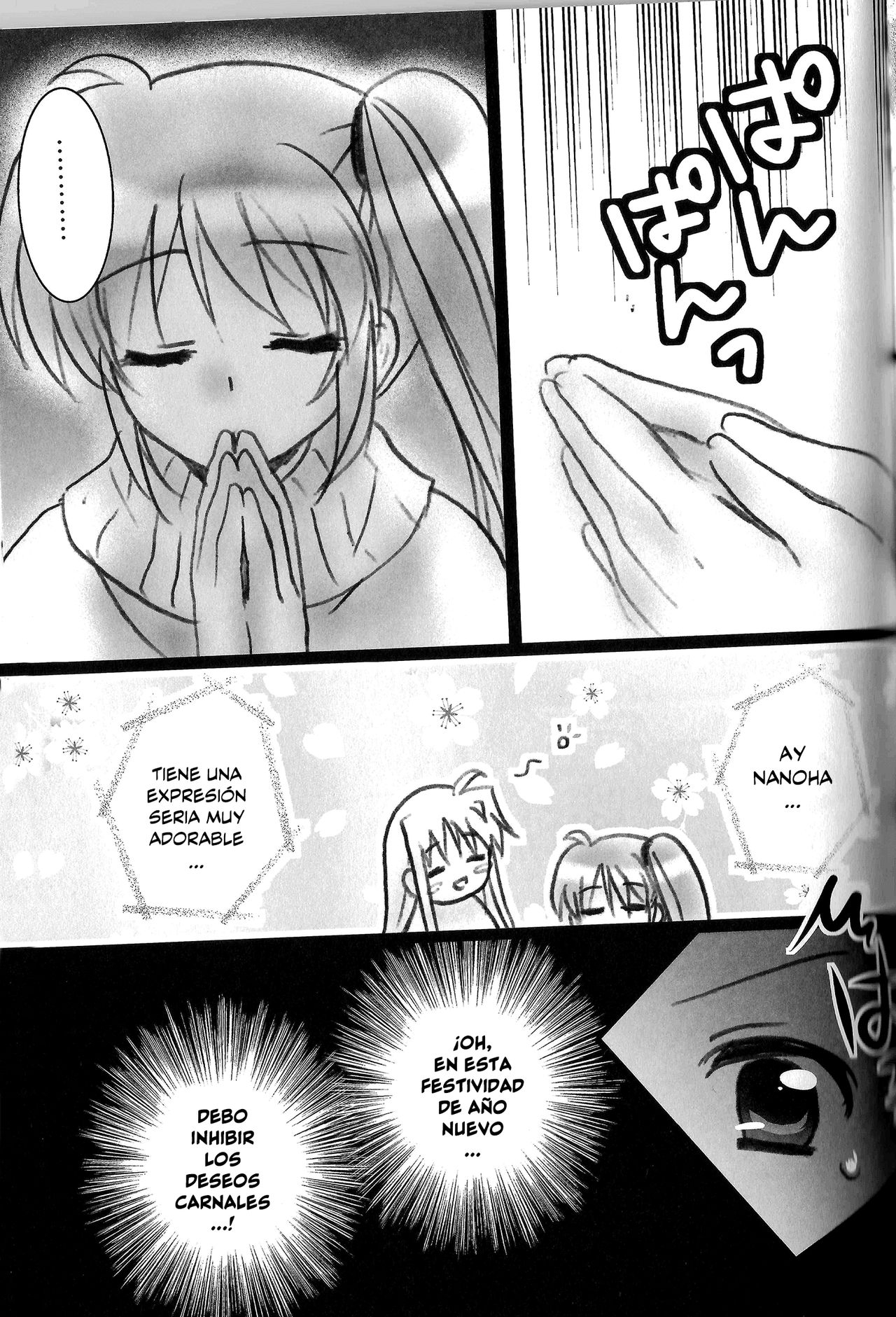 (C92) [Ameiro (Nanashiki)] Hoshi no kakera o atsume tara ~NanoFei Genteibon Sairokushuu + α~ (Mahou Shoujo Lyrical Nanoha) [Spanish] [Biblioteca Yuri HHH] 35