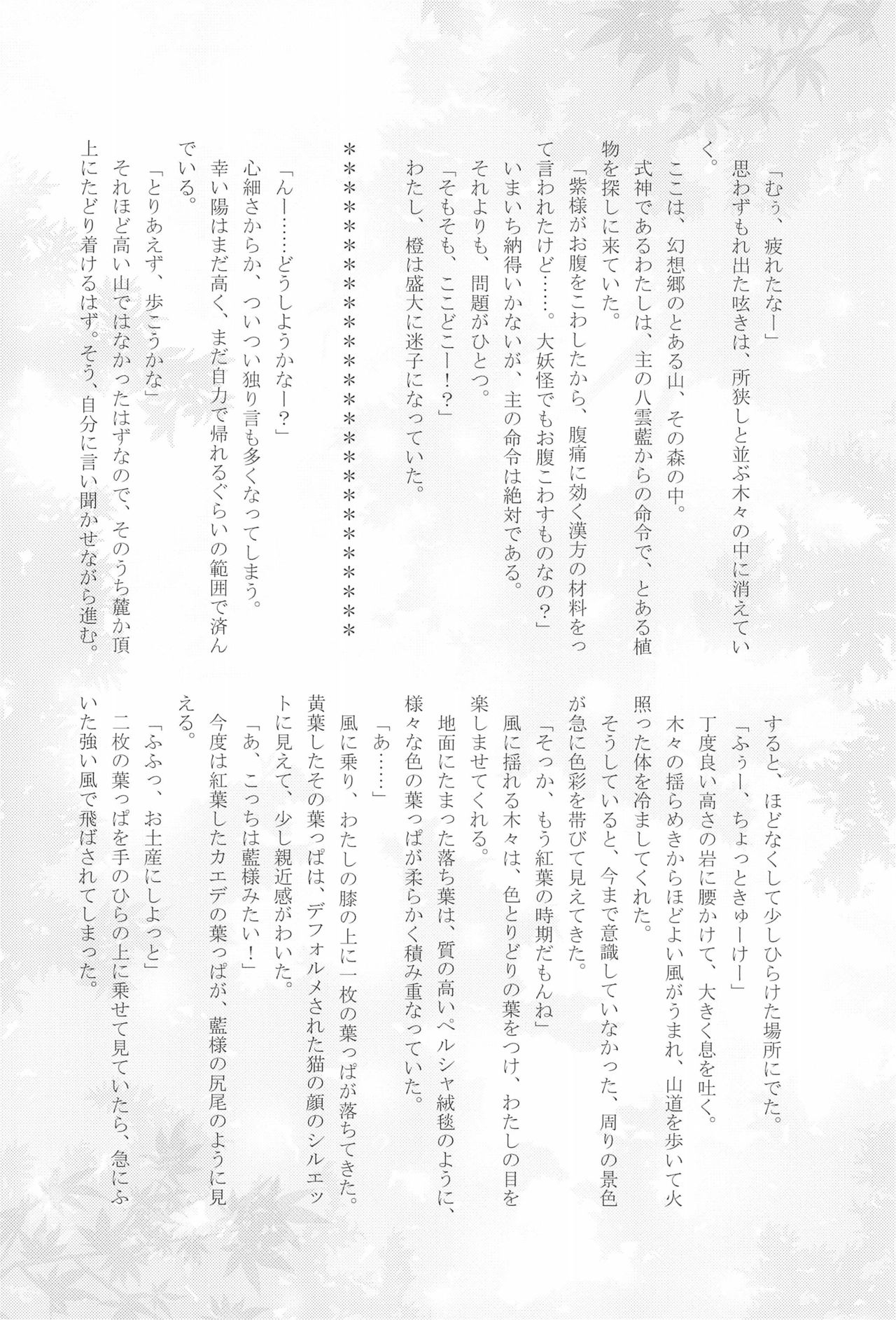 (Shuuki Reitaisai 2) [Hogaraka Hikiwari Tofu (Ibaraki Nattou)] Chen Iro no Omoide (Touhou Project) 25