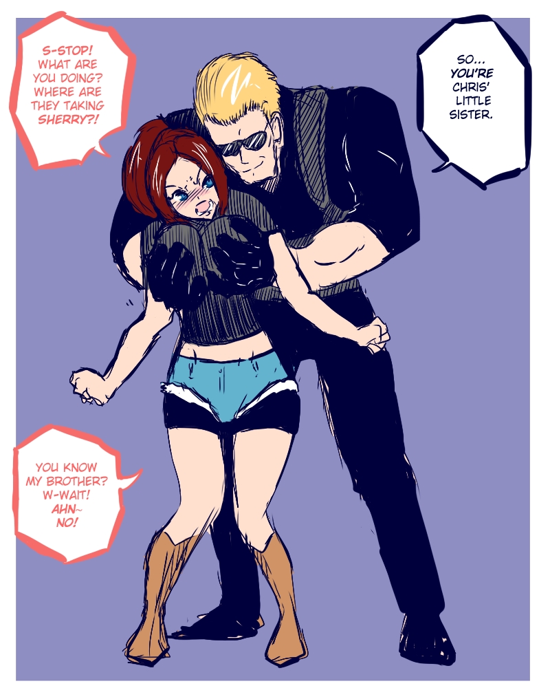 [Shishikasama] Claire & Wesker (Resident Evil) (Sketches) 0