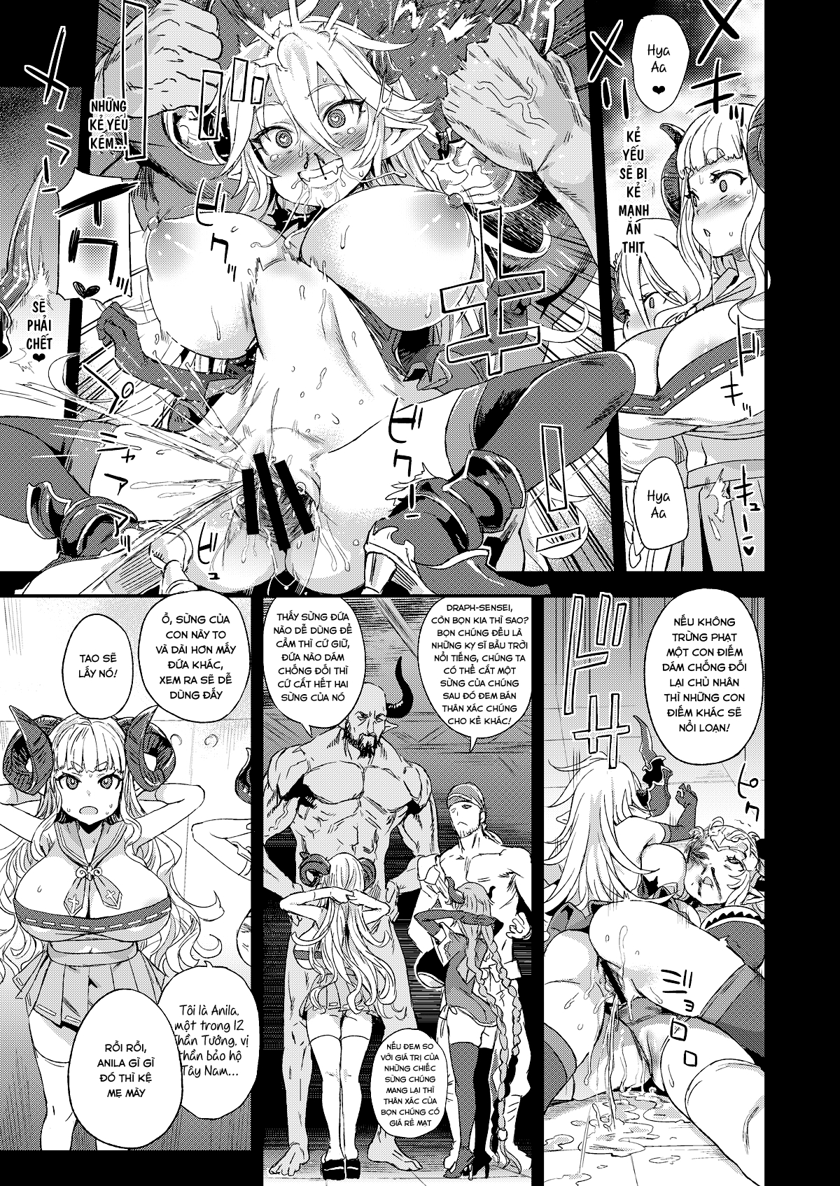 (C94) [Fatalpulse (Asanagi)] VictimGirls25 Dekachichi Teishinchou Shuzoku ♀ no Tsuno o Oru Hanashi (Granblue Fantasy) [Vietnamese Tiếng Việt] [T.K Translation Team - Seian] 13