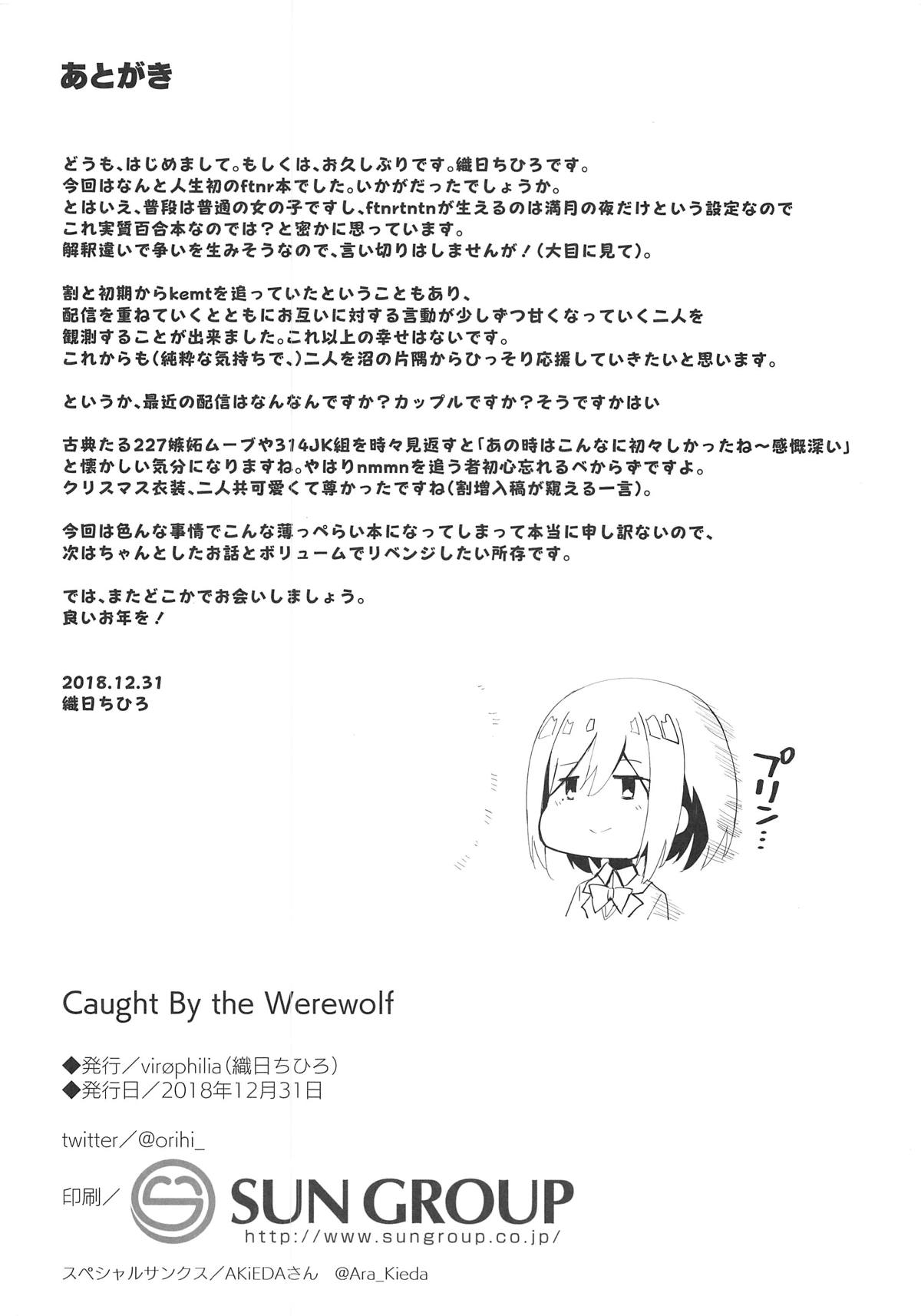 (C95) [virophilia (Orihi Chihiro)] Caught By the Werewolf (Tsukino Mito, Higuchi Kaede) 11