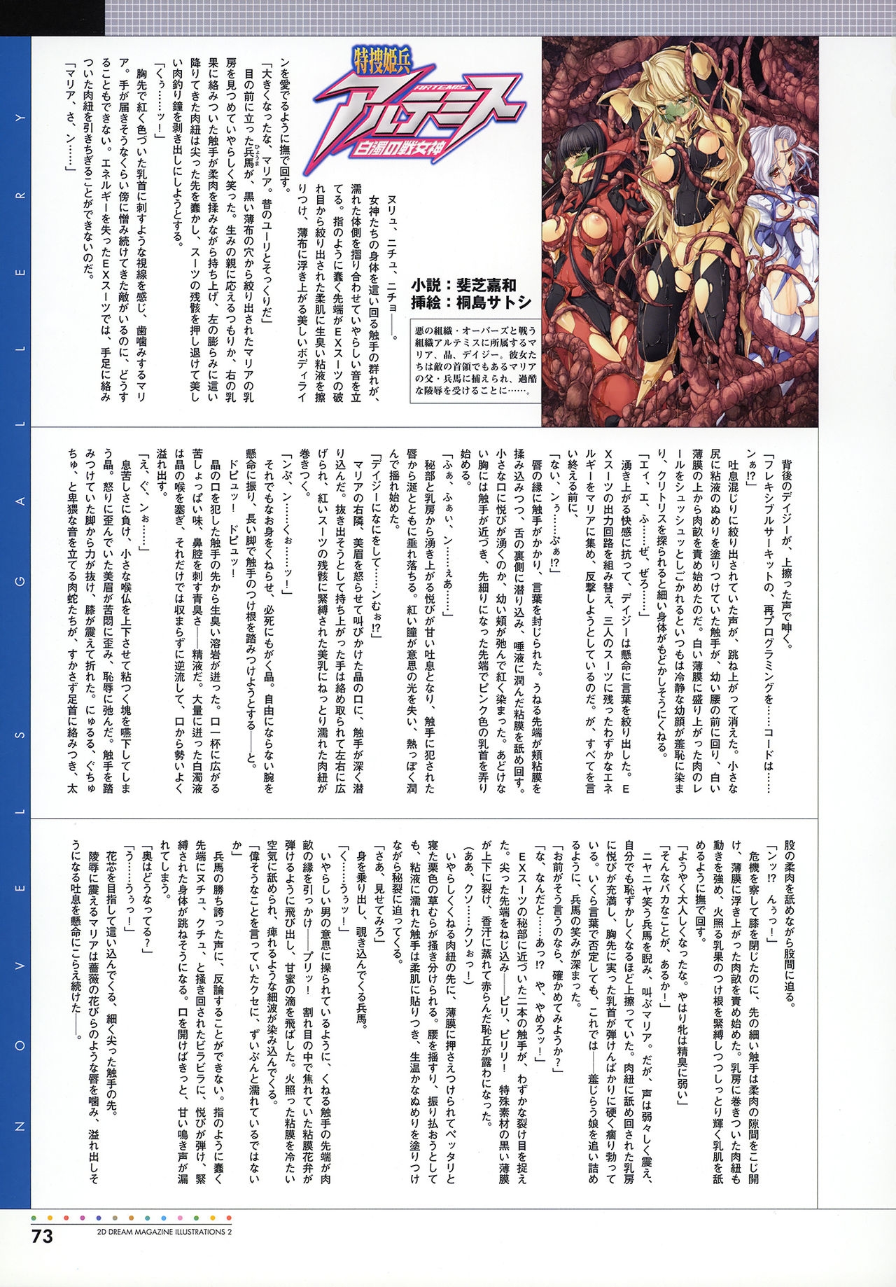 [Illustrations] Nijigen Dream Magazine Illustrations #2 74