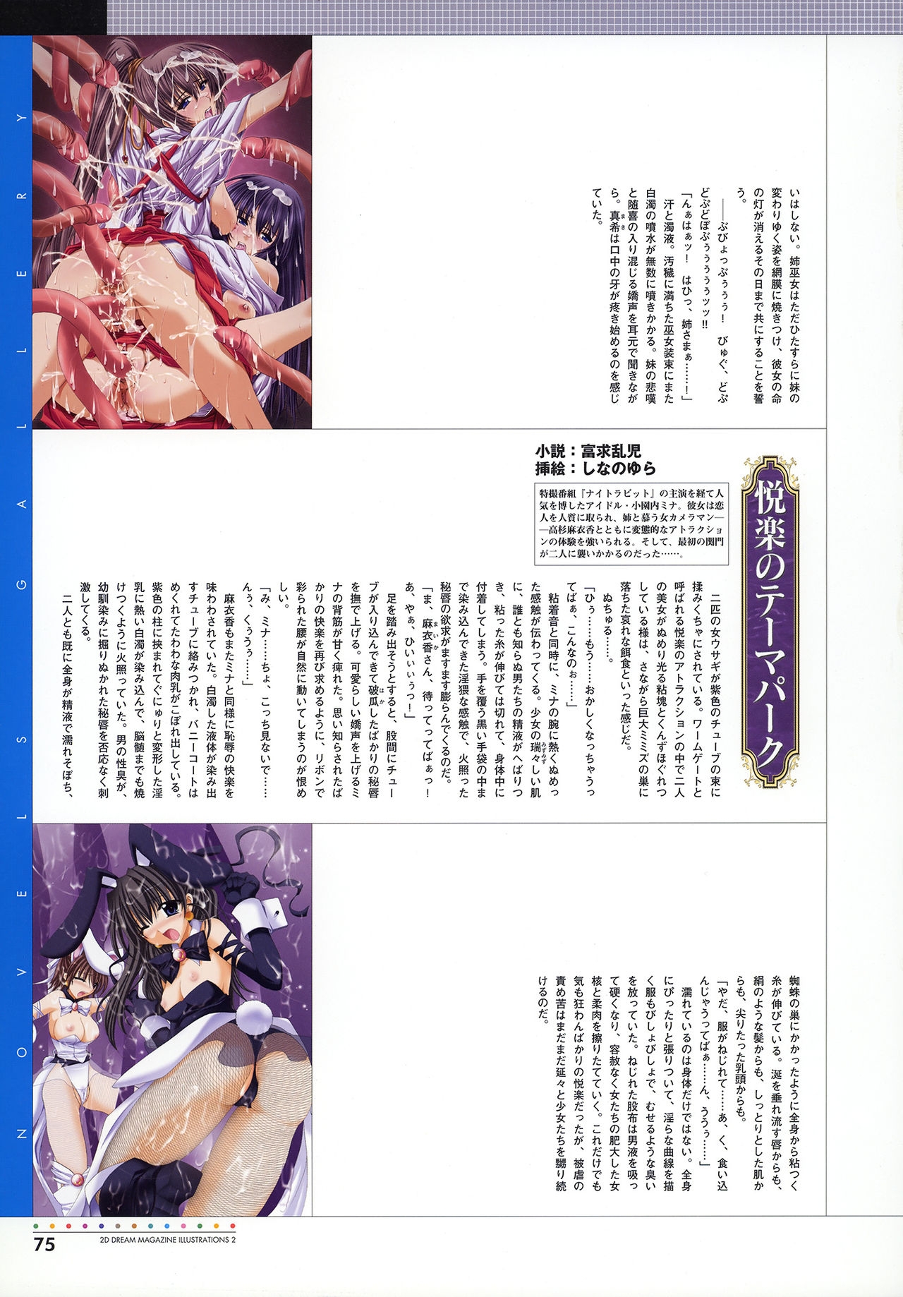 [Illustrations] Nijigen Dream Magazine Illustrations #2 76