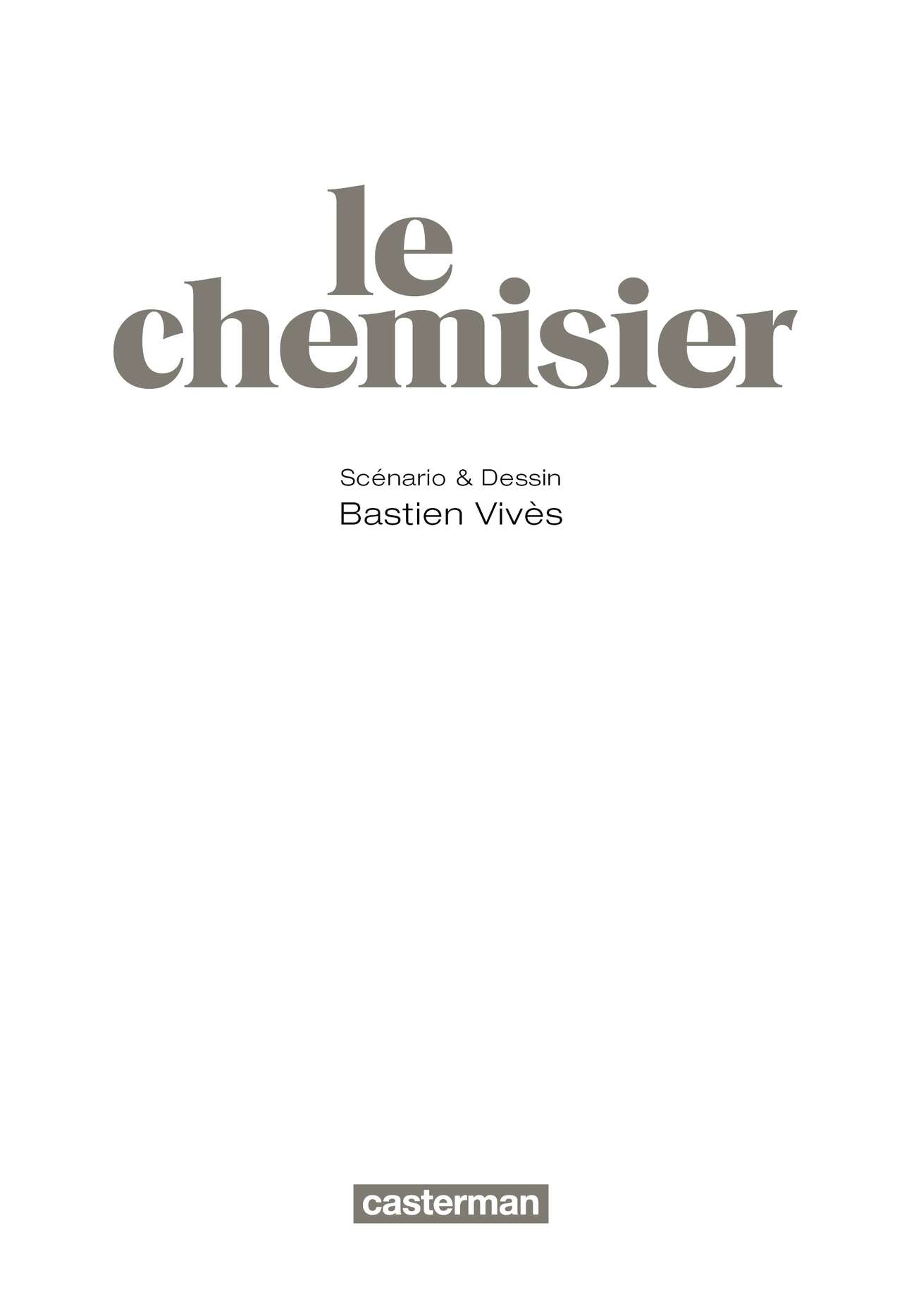 [Bastien Vivès] Le chemisier [French] 4