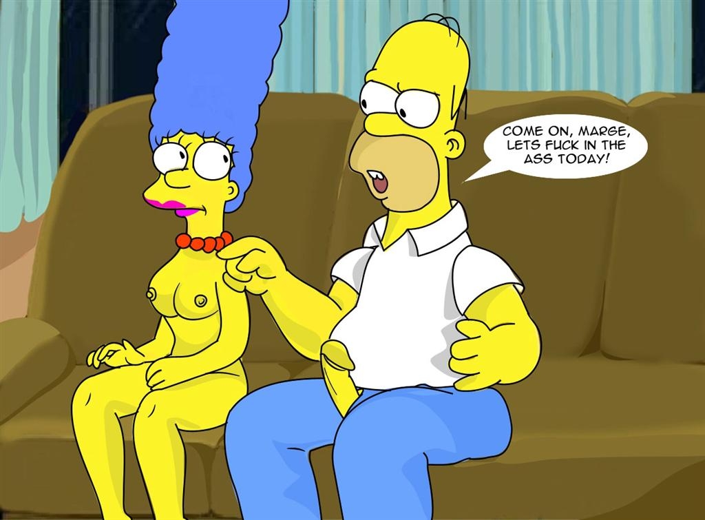 Marge Simpson Does Anal (The Simpsons) 0