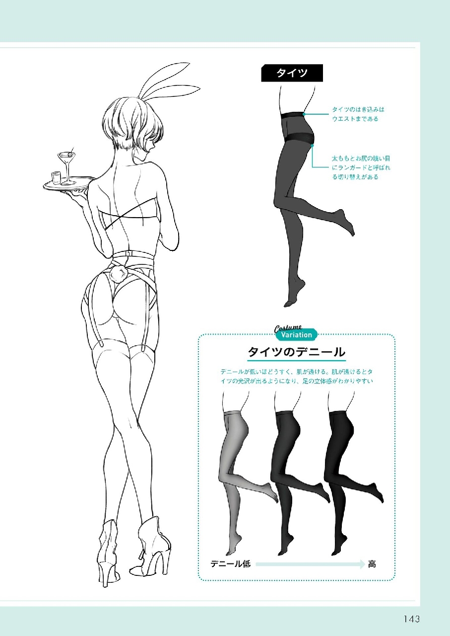 How to Draw Sexy Character Pose - Kyachi Tutorial Book 144