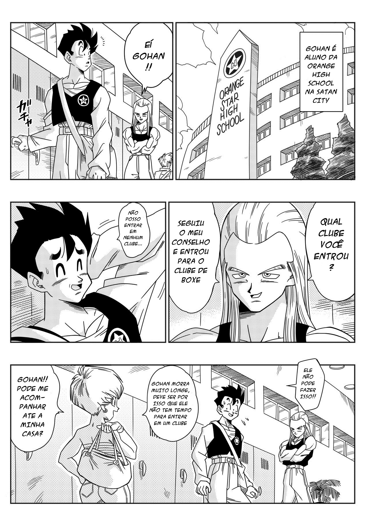 [Yamamoto] LOVE TRIANGLE Z - Gohan, Erasa to Deau (Dragon Ball Z) [Portuguese-BR] 2