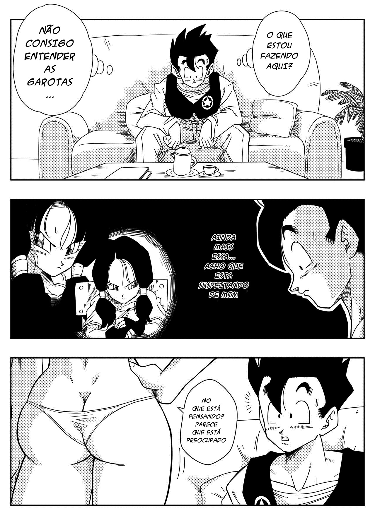 [Yamamoto] LOVE TRIANGLE Z - Gohan, Erasa to Deau (Dragon Ball Z) [Portuguese-BR] 5