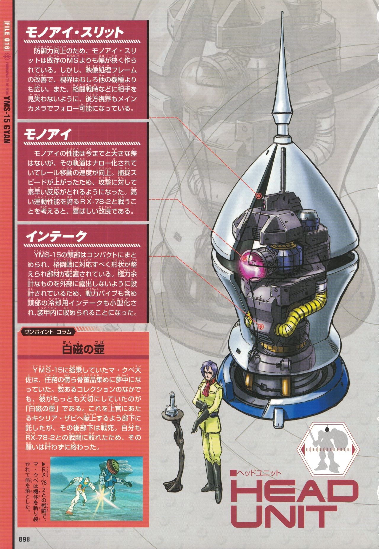Mobile Suit Gundam - New Cross-Section Book - One Year War Edition 102