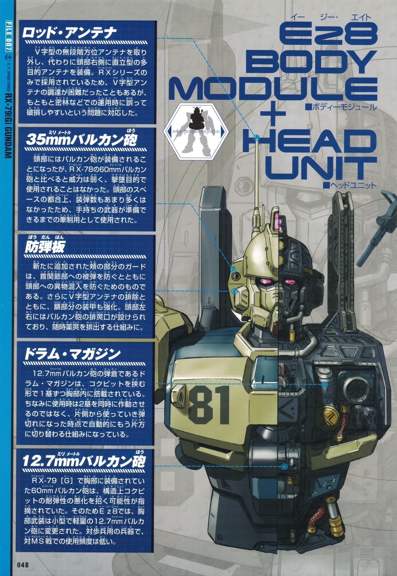 Mobile Suit Gundam - New Cross-Section Book - One Year War Edition 52