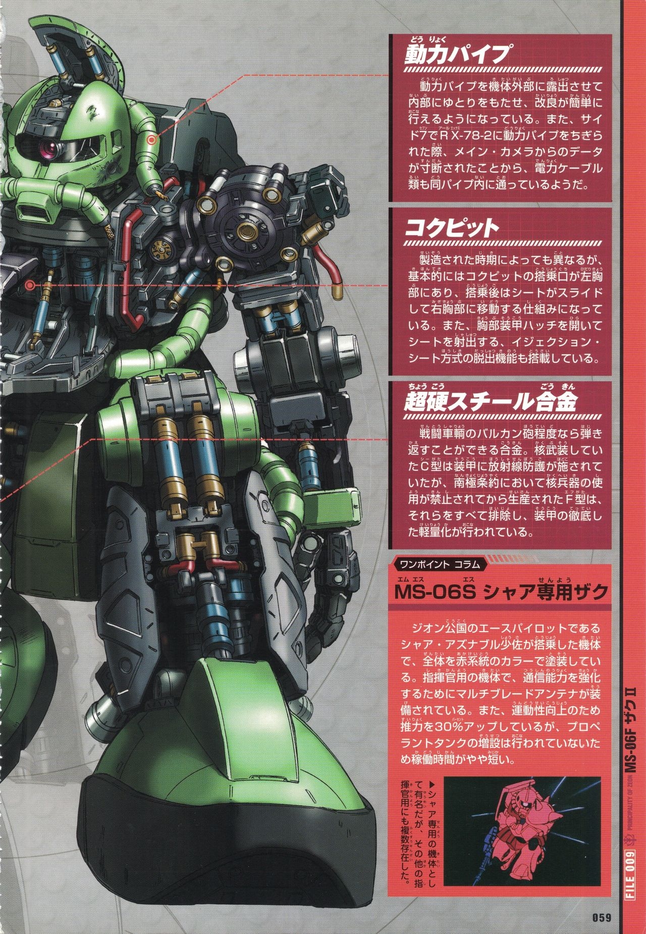 Mobile Suit Gundam - New Cross-Section Book - One Year War Edition 63