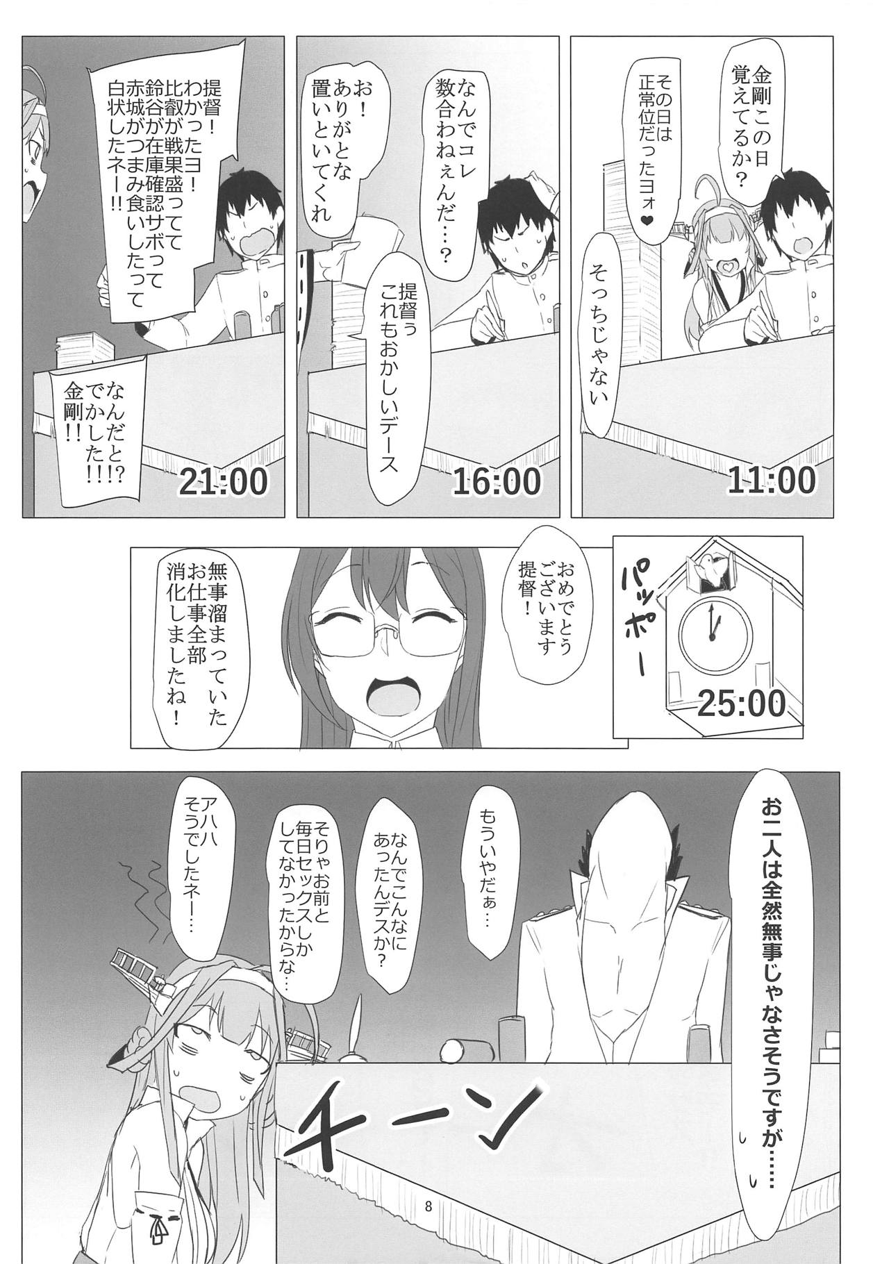 (COMIC1☆15) [Caramel Yarou (ky.)] Kongou no LOVE wa Tomaranai (Kantai Collection -KanColle-) 6