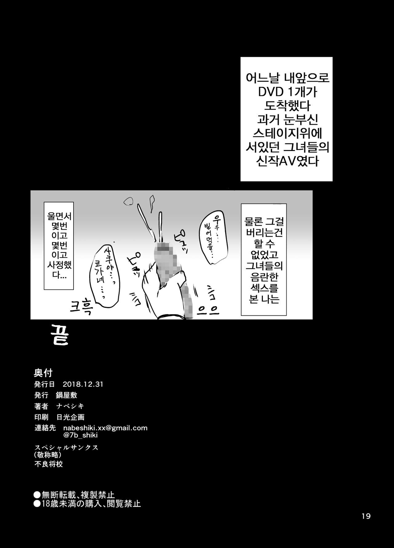 [Nabeyashiki (Nabeshiki)] Sakuya to Kogane ga Saimin de AV Debut Suru Hon | 사쿠야랑 코가네가 최면으로 AV 데뷔하는 책 (THE IDOLMASTER: Shiny Colors) [Korean] [Digital] 18