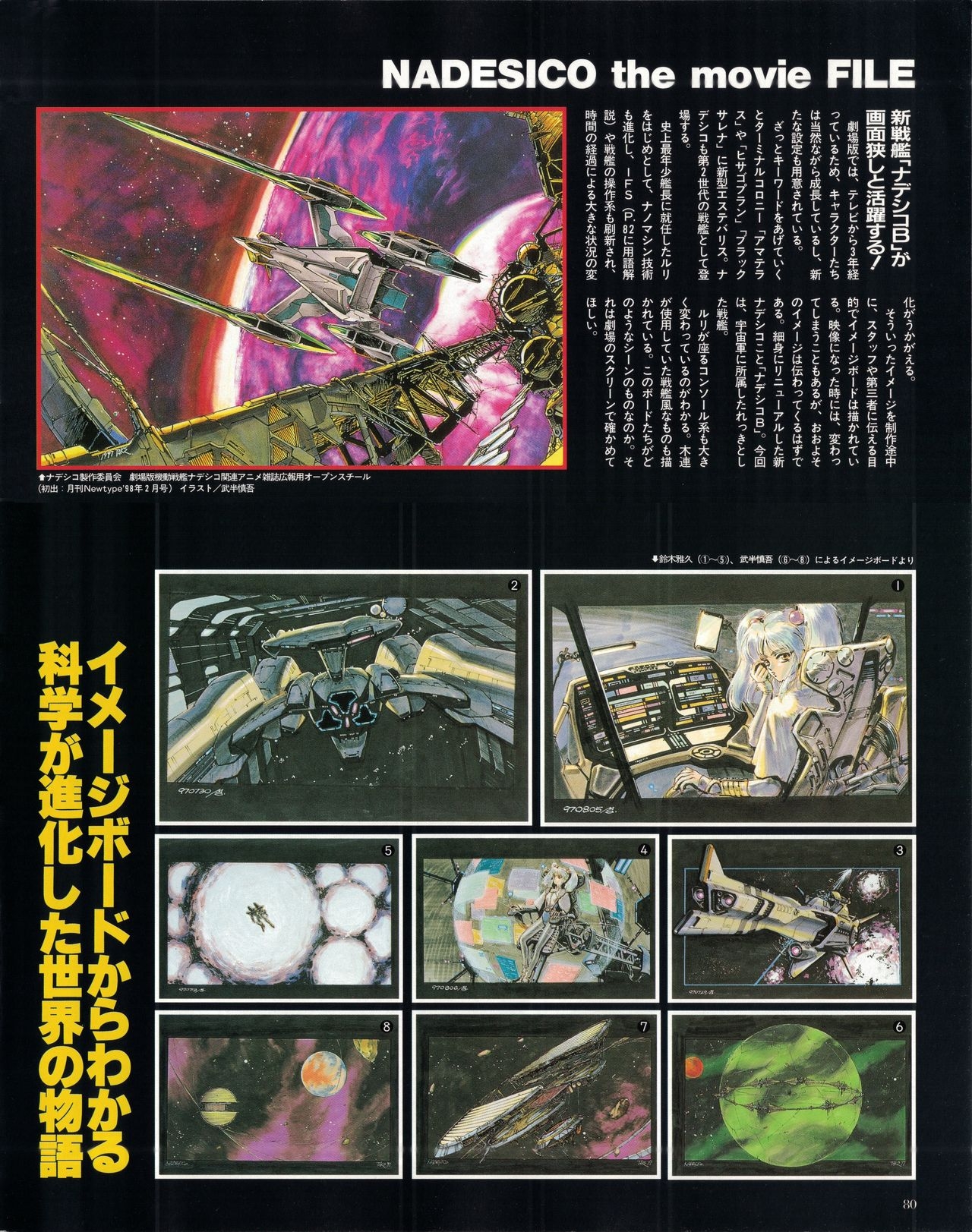 Newtype 100% Collection - Martian Successor Nadesico Perfects 83