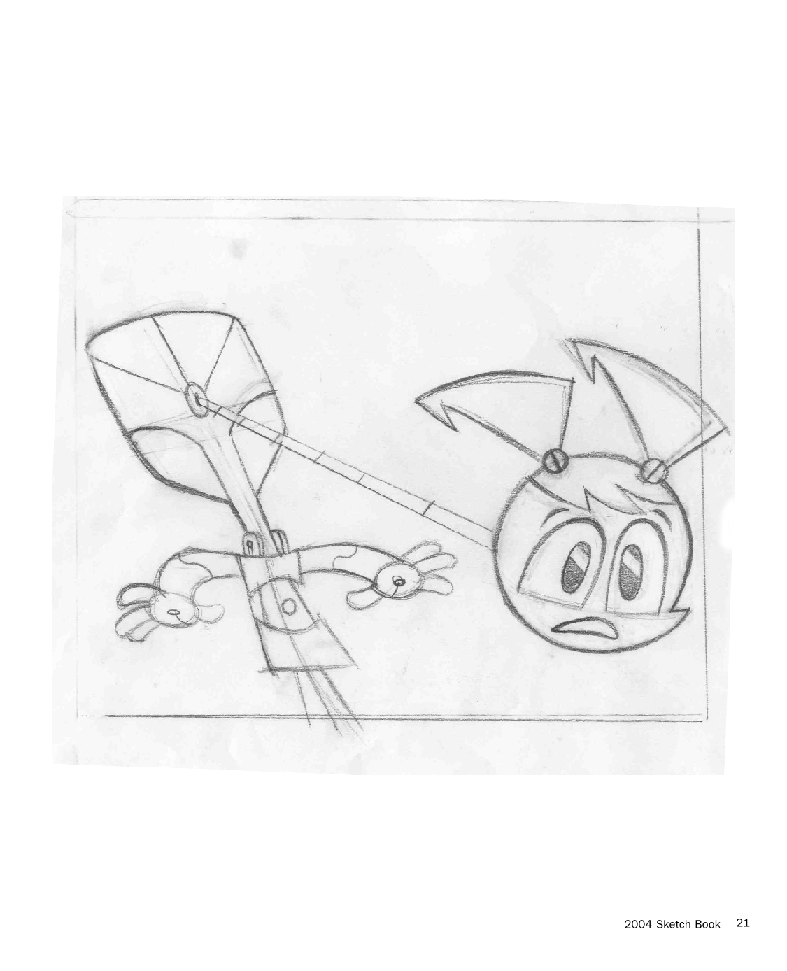 The MLaaTR Sketchbook by the artists from My Life as a Teenage Robot [1st Edition 2004] 19