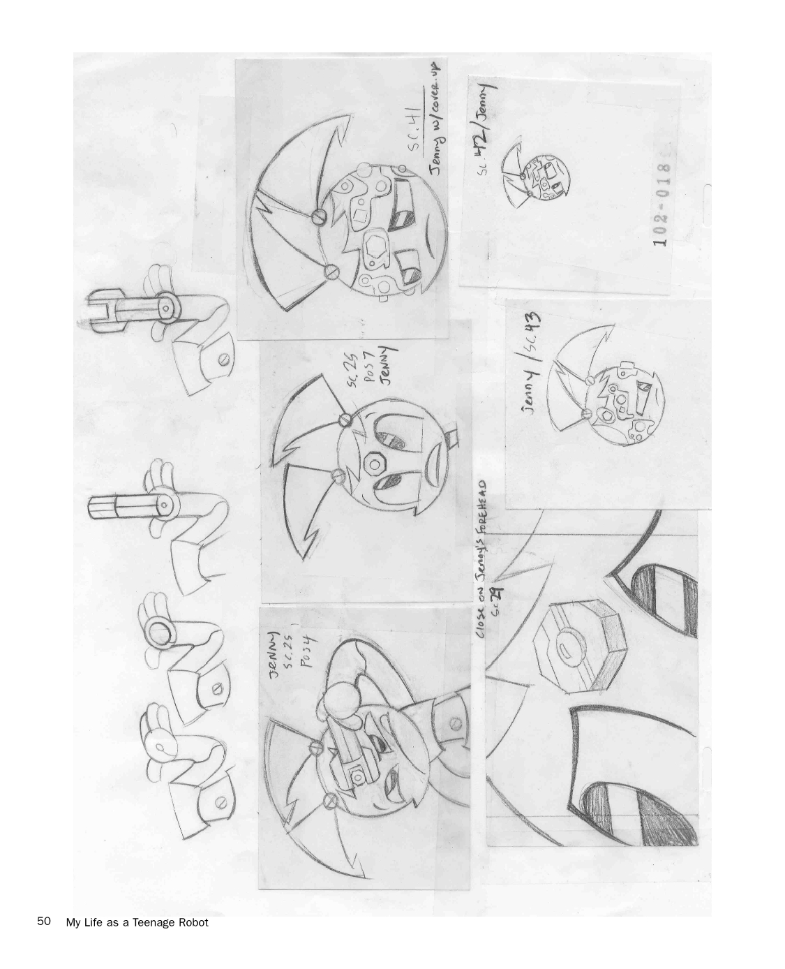 The MLaaTR Sketchbook by the artists from My Life as a Teenage Robot [1st Edition 2004] 48