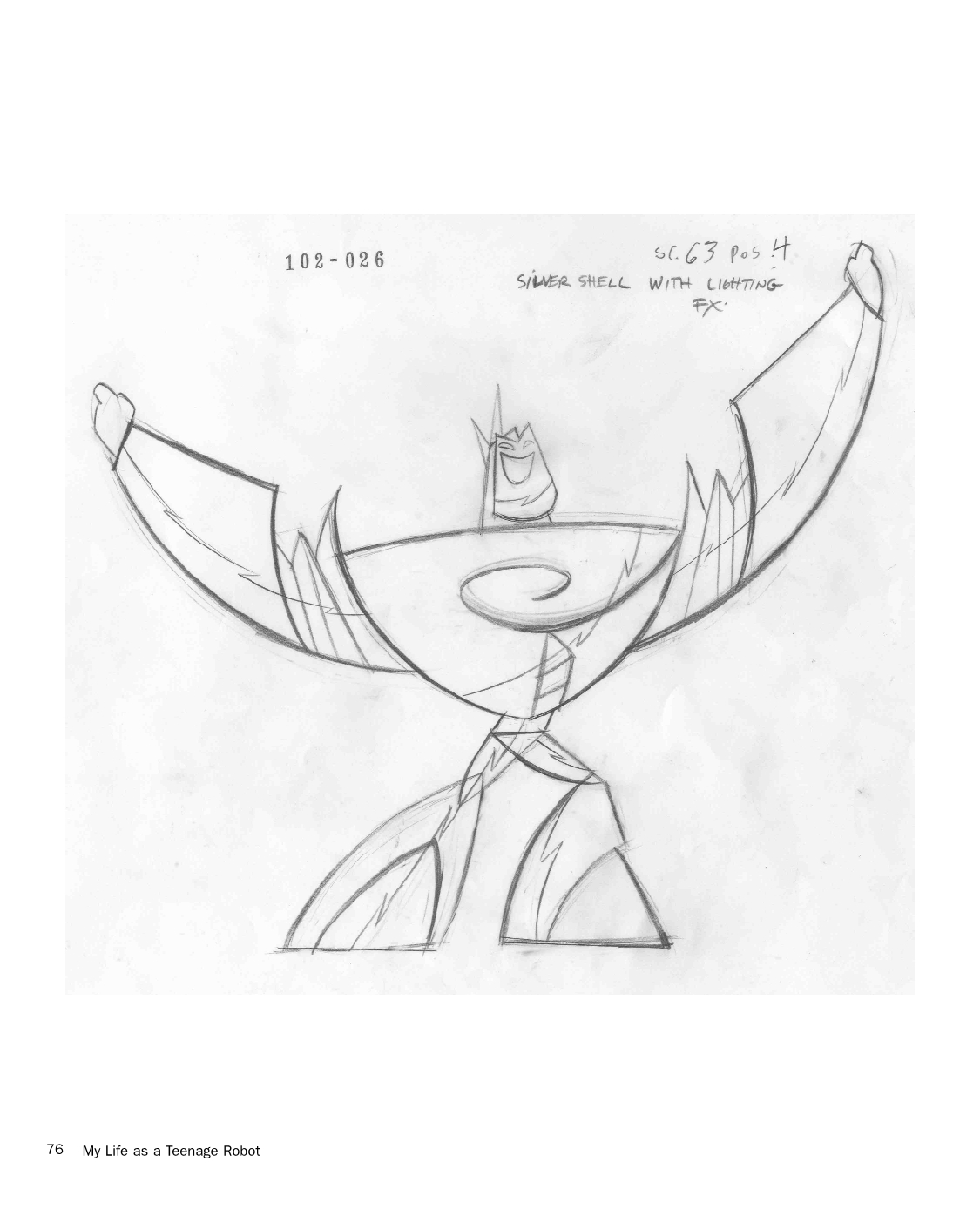 The MLaaTR Sketchbook by the artists from My Life as a Teenage Robot [1st Edition 2004] 74