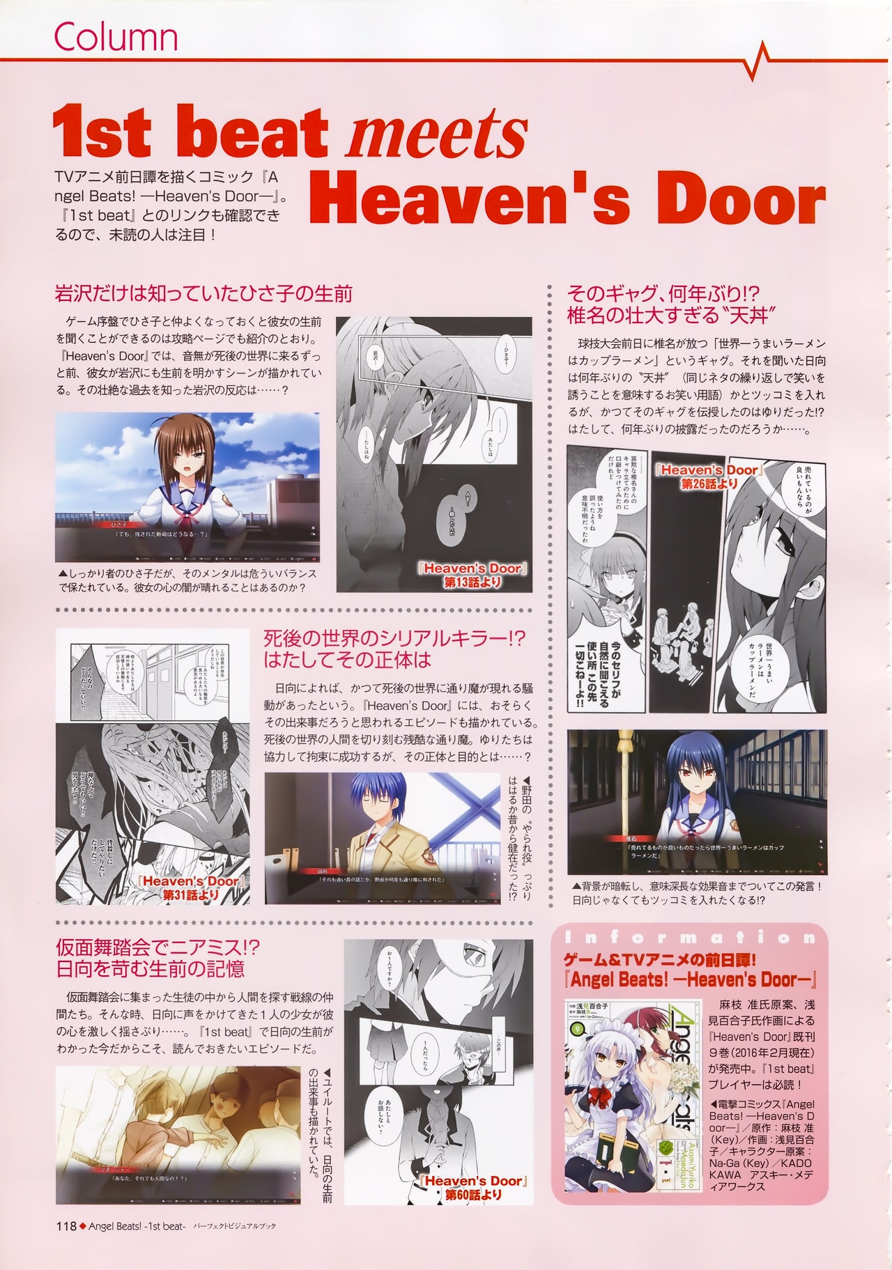 Angel Beats! -1st beat- Perfect Visual Book 117