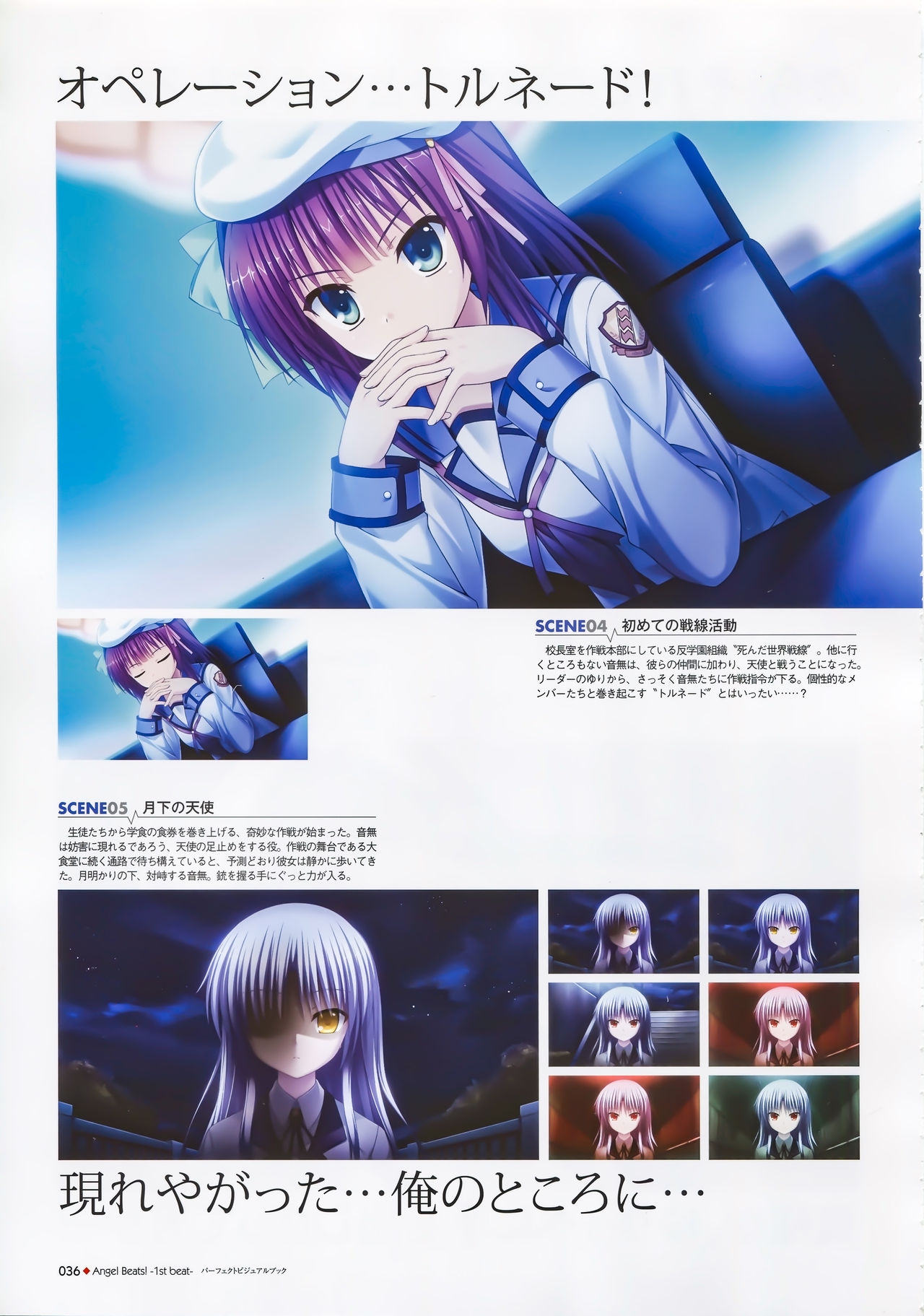 Angel Beats! -1st beat- Perfect Visual Book 35