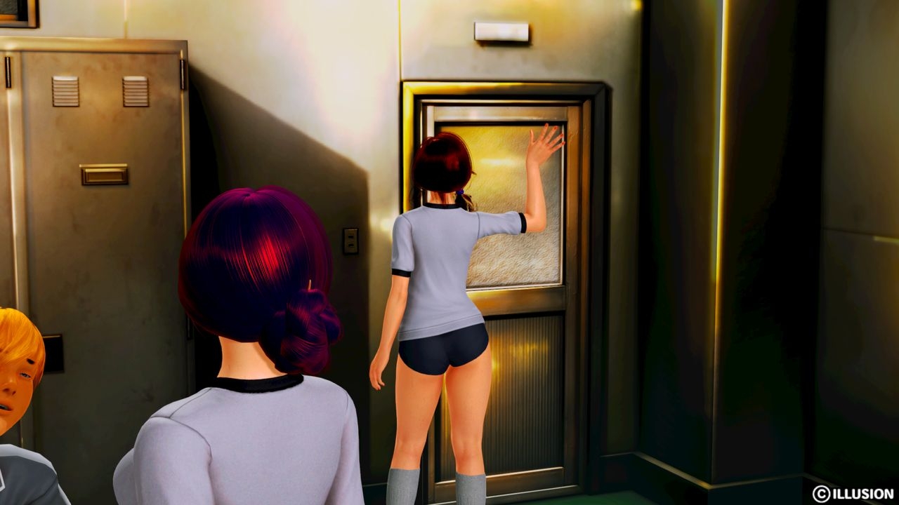 Into the Locker room with both of my pervert older sisters [Part1] [NO SUB] [Use your own imagination] 9