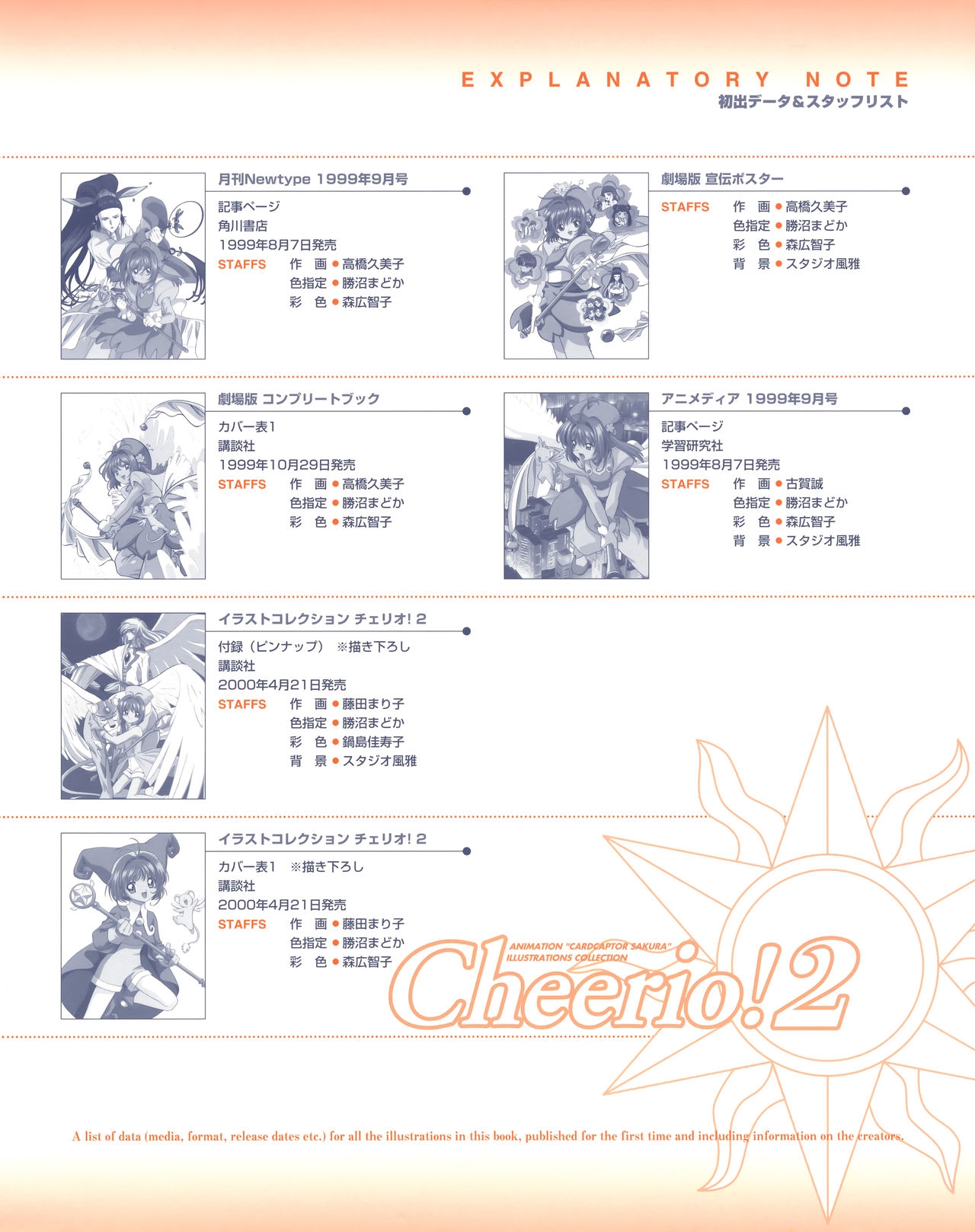 Cheerio! 2 - TV Animation Cardcaptor Sakura Illust Collection 88