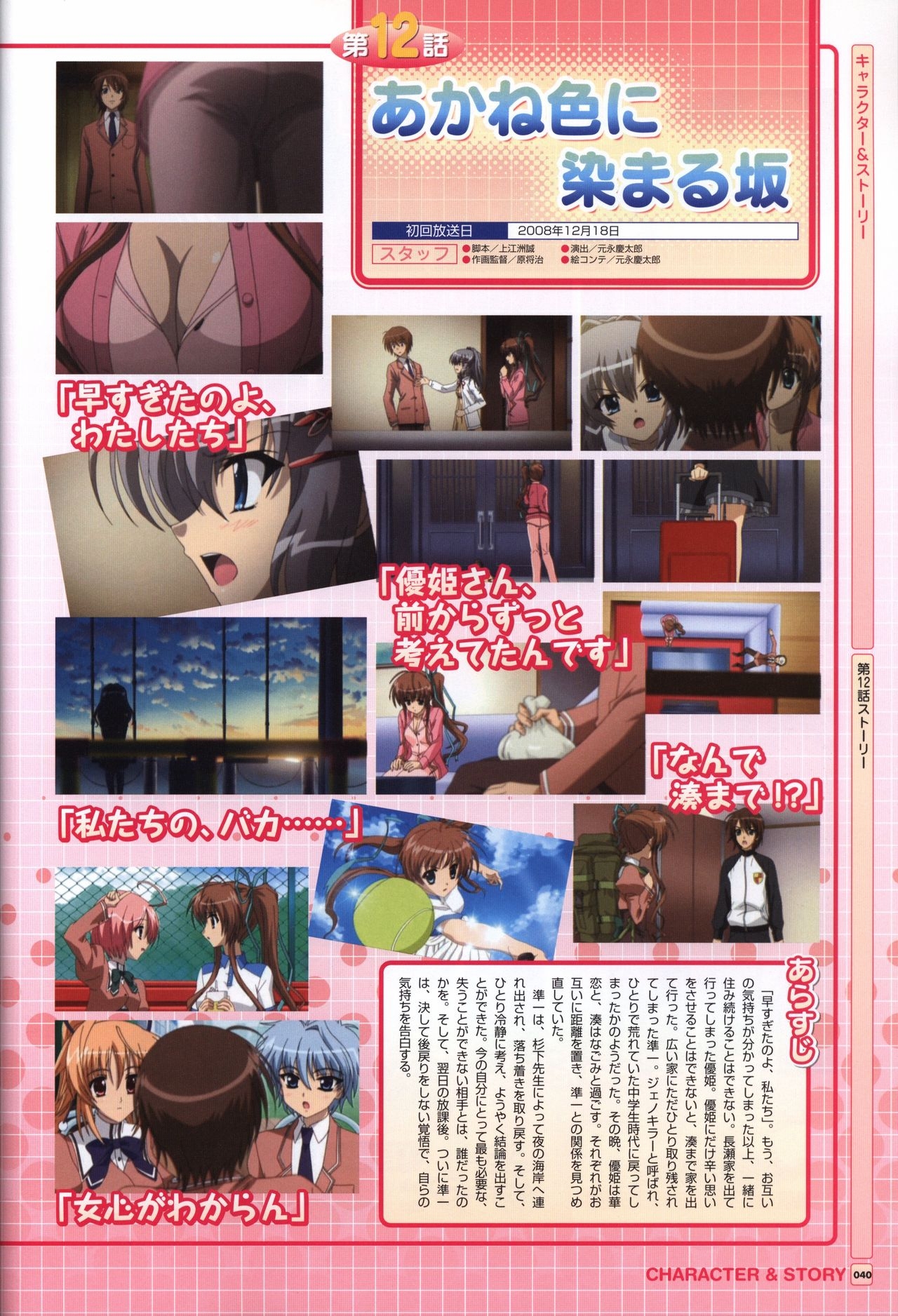 TV ANIME Akaneiro ni Somaru Saka Visual Guide Book 40