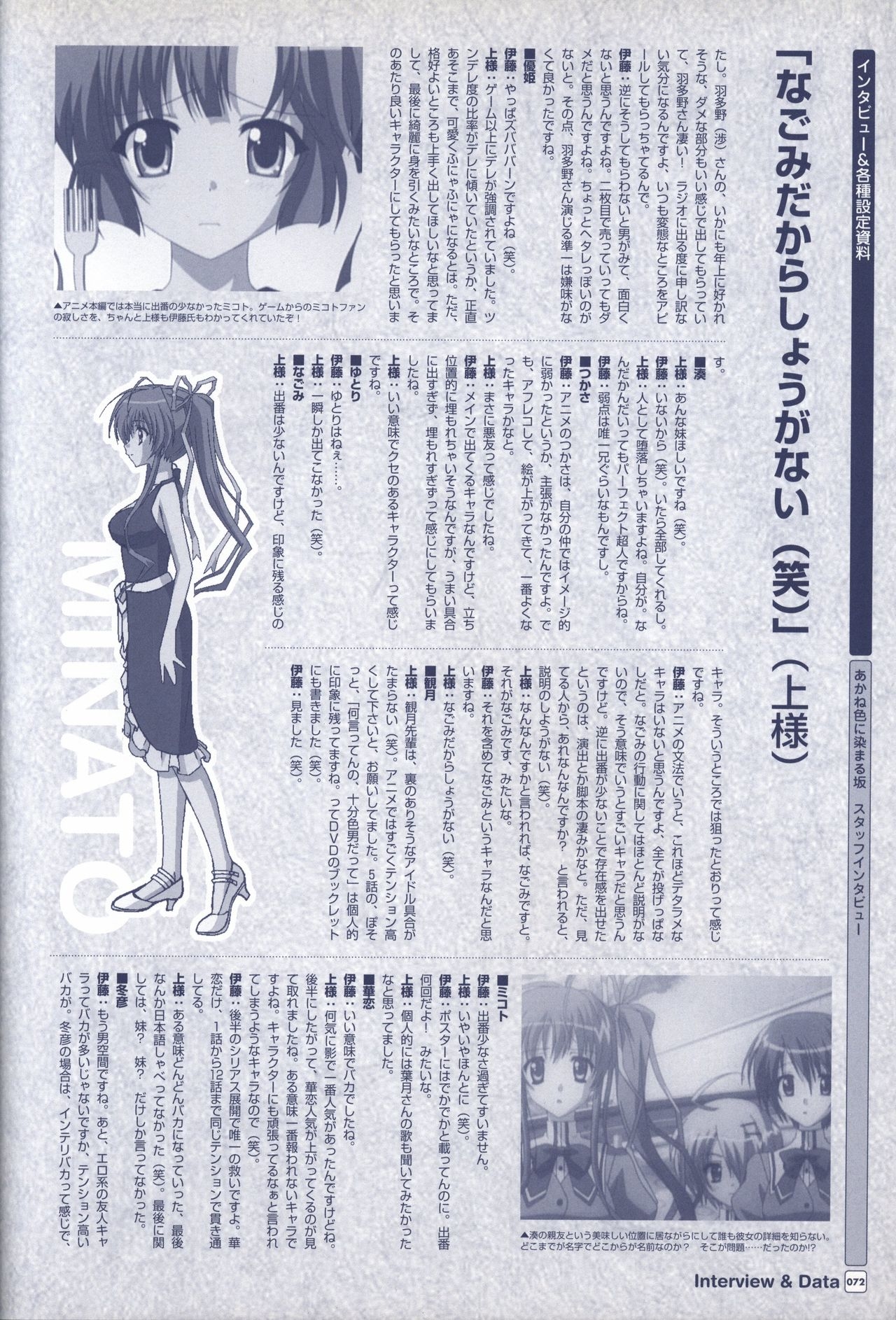 TV ANIME Akaneiro ni Somaru Saka Visual Guide Book 72