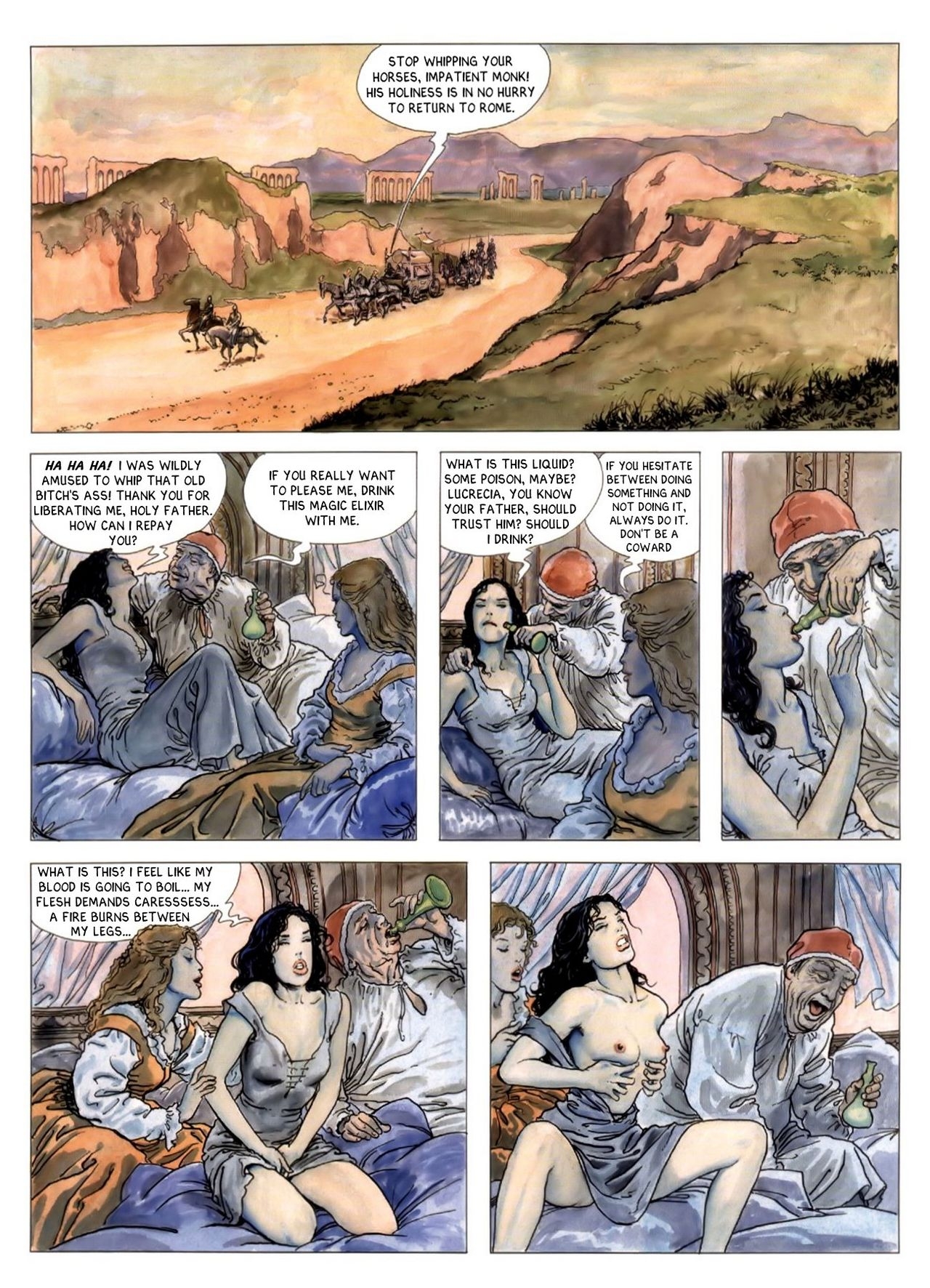 [Alejandro Jodorowsky & Milo Manara] Borgia #3 - The Flames of the Pyre [English] 14