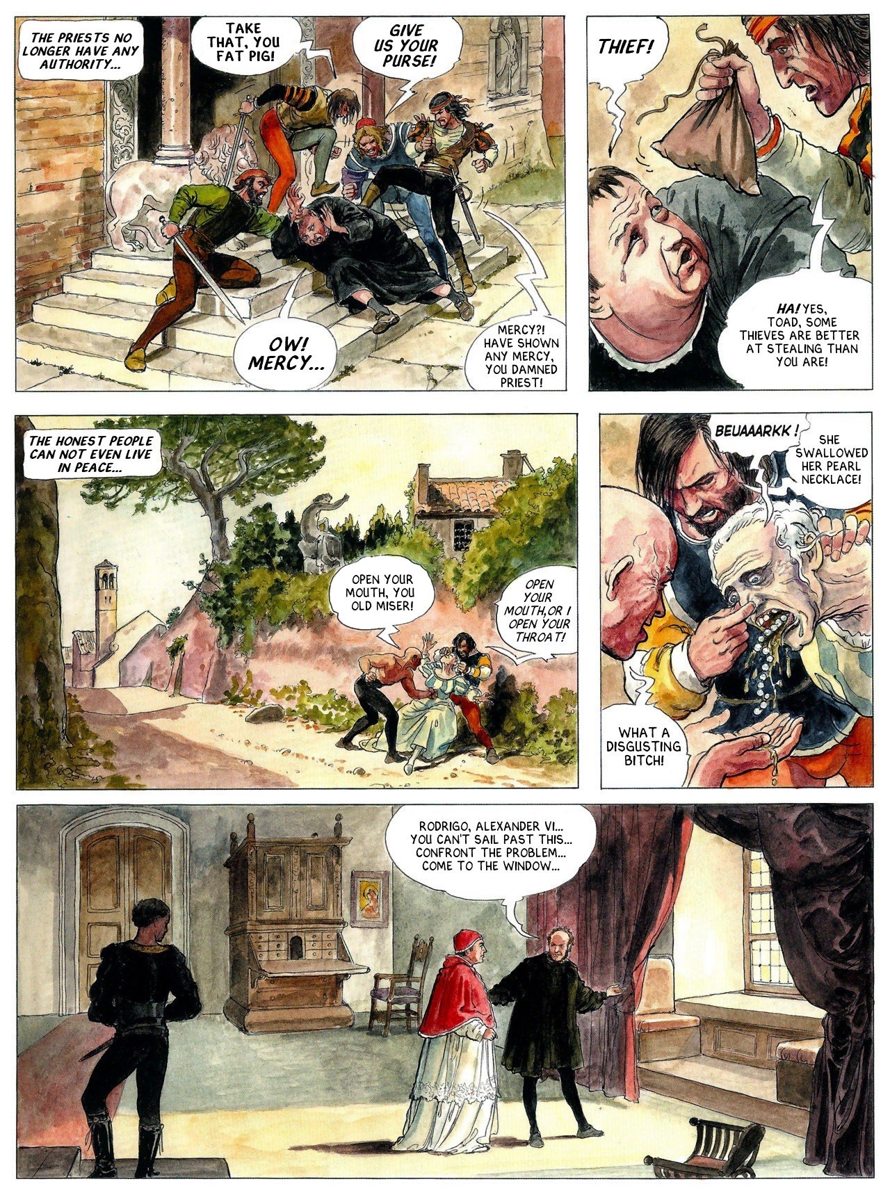 [Alejandro Jodorowsky & Milo Manara] Borgia #2 - The Power and The Incest [English] 4