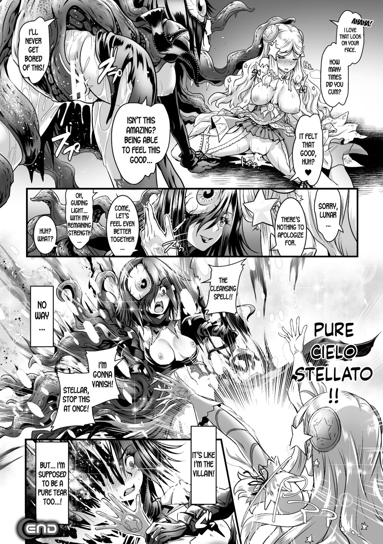 [Lewis Mclaren] Boku mo Pure Tear | I'm a Pure Tear Too! (2D Comic Magazine TS Akuochi Nyotaika Shita Seigikan-tachi ga Akuten Acme! Vol. 1) [English] [desudesu] [Digital] 19