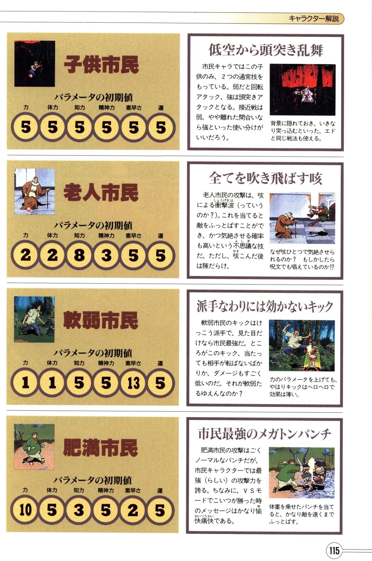Guardian Heroes Perfect Guide (Sega Saturn magazine books) 117