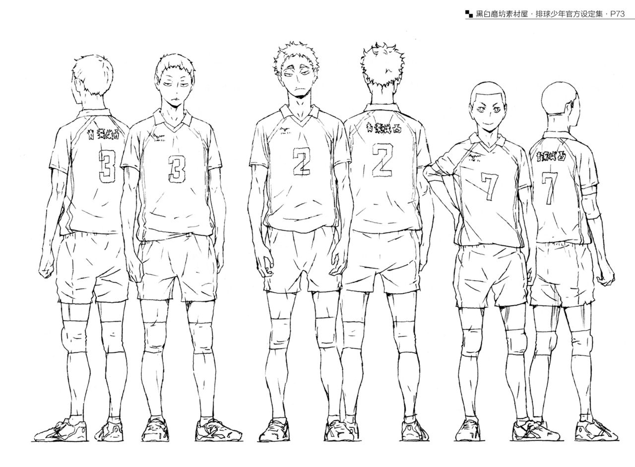 Haikyuu Animation Reference Materials Settei 72