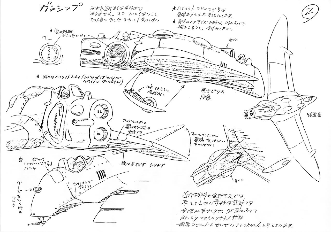 Nausicaa Animation Reference Materials Settei 29