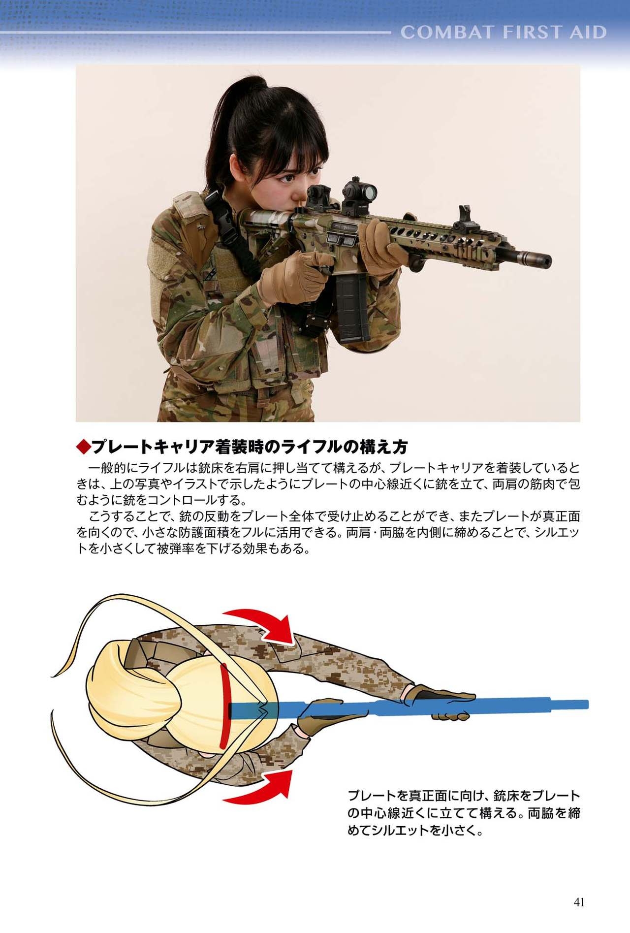 I'll show you illustrations! Combat FIRST AID- 42