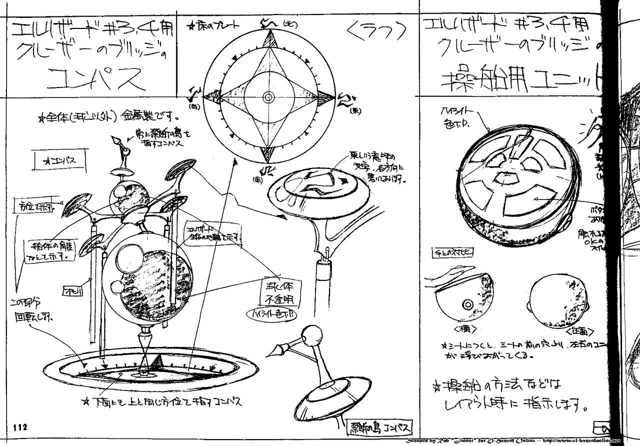 El-Hazard OVA Animation Reference Materials Settei 102