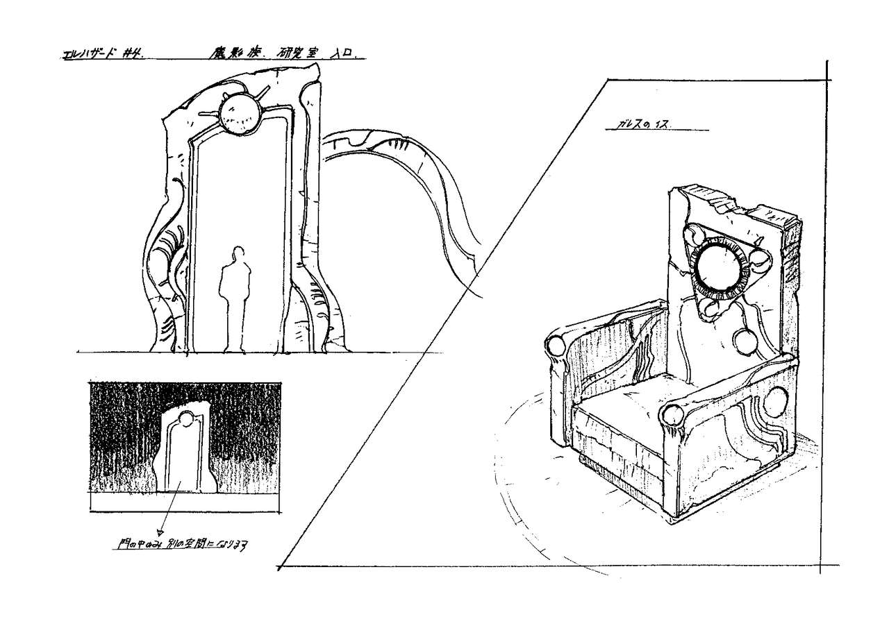 El-Hazard OVA Animation Reference Materials Settei 135