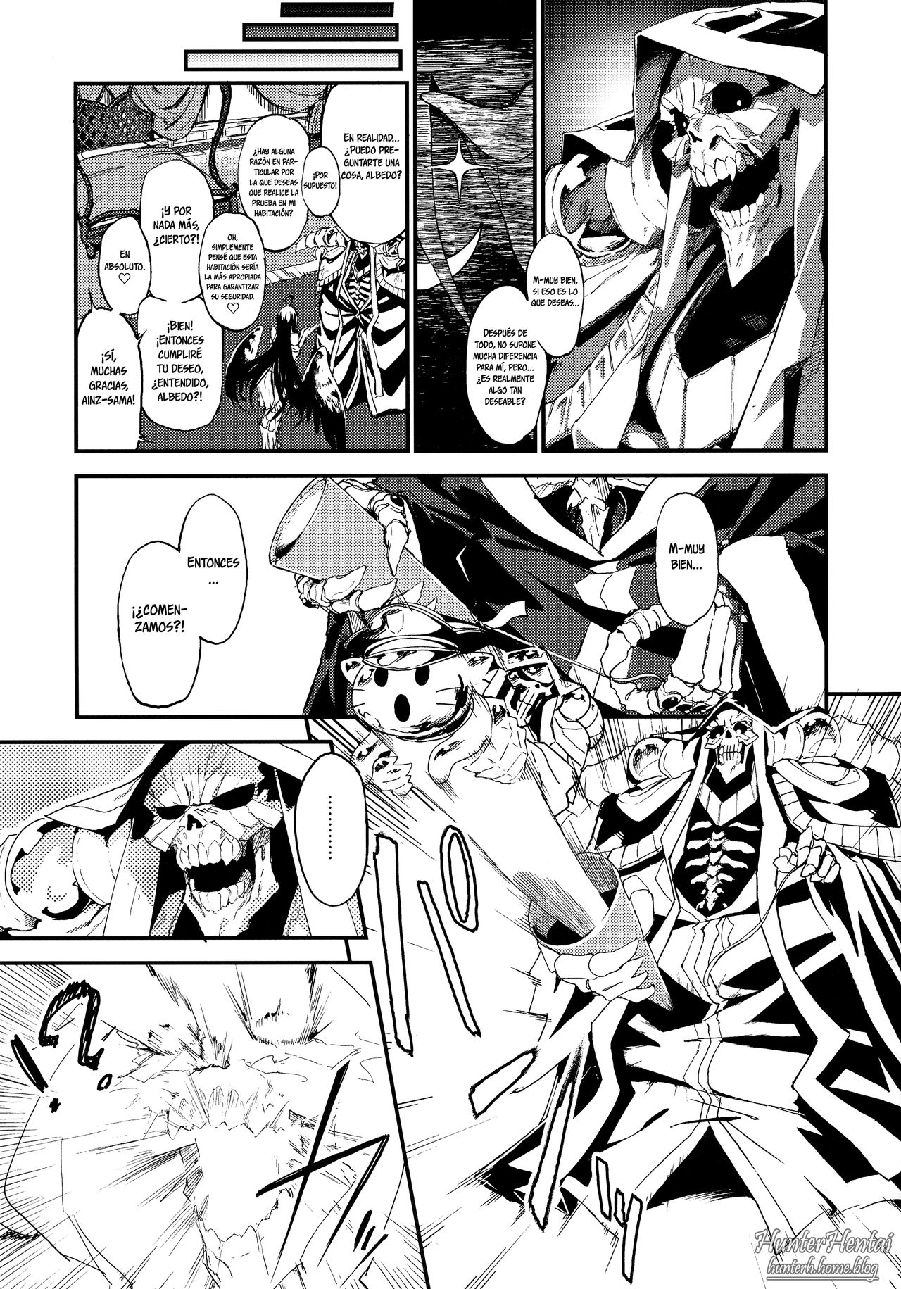 (COMIC1☆13) [Sekigaiken (Komagata)] Ainz-sama no Oyotsugi o! | ¡Ainz-sama, deje su Heredero! (Overlord) [Spanish] {HunterH} 6
