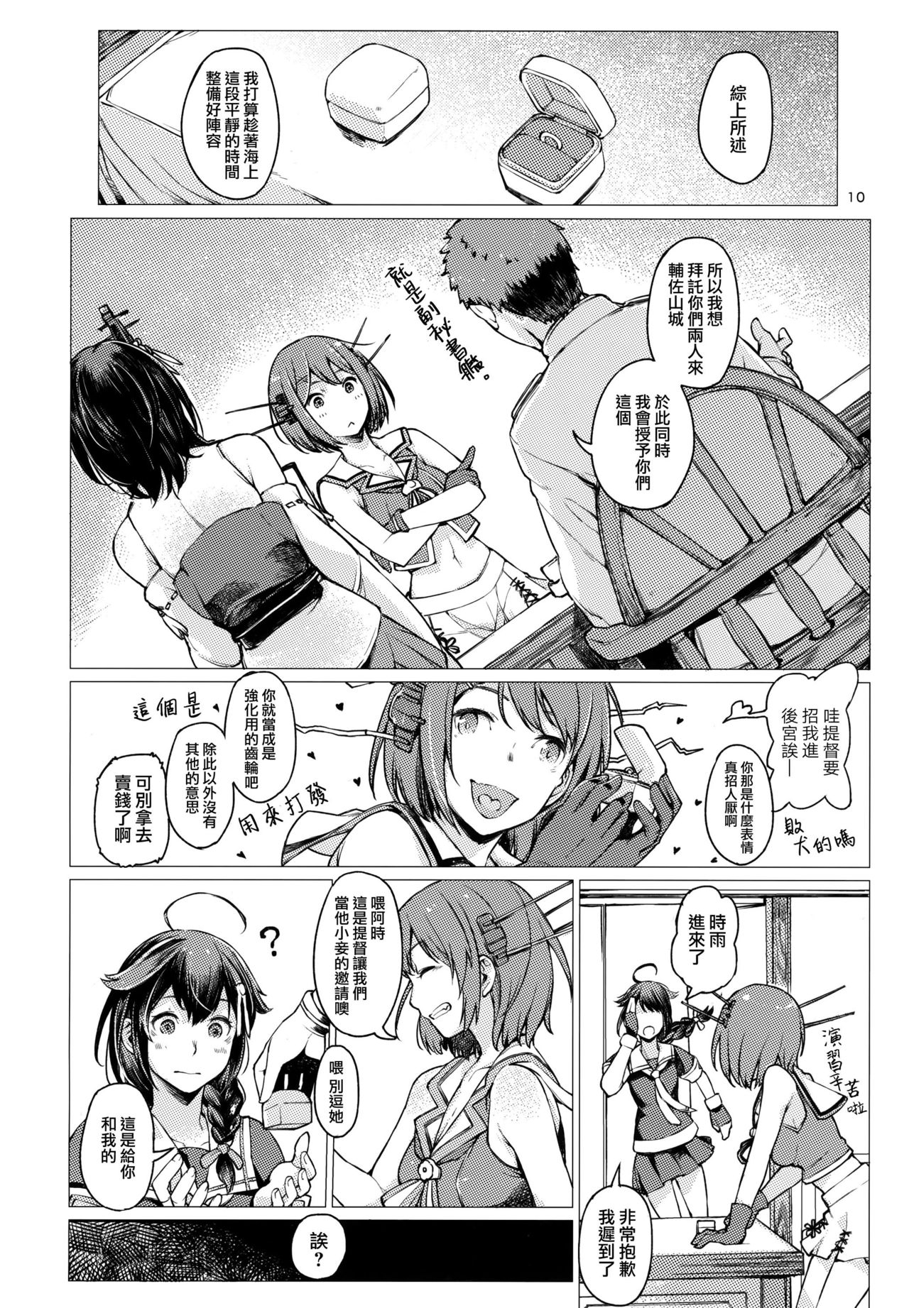 (Houraigekisen! Yo-i! 35Senme) [Hyakuyoubako (Kitamura Hato)] Chiisana Chinjufu no Yamashigure 3 (Kantai Collection -KanColle-) [Chinese] [Angiris Council漢化组] 8