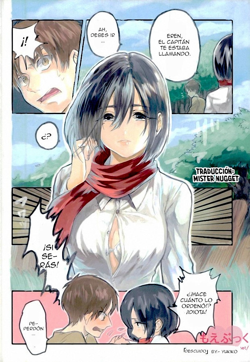 (Dai 3 Kai Hekigai Chousa Haku) [FURACHI (Yaegashi, Yukiko, Kanae)] Eren ga Mikasa ni Sukihoudai | Eren quiere a Mikasa (Shingeki no Kyojin) [Spanish] [Mr. Nugget] 3