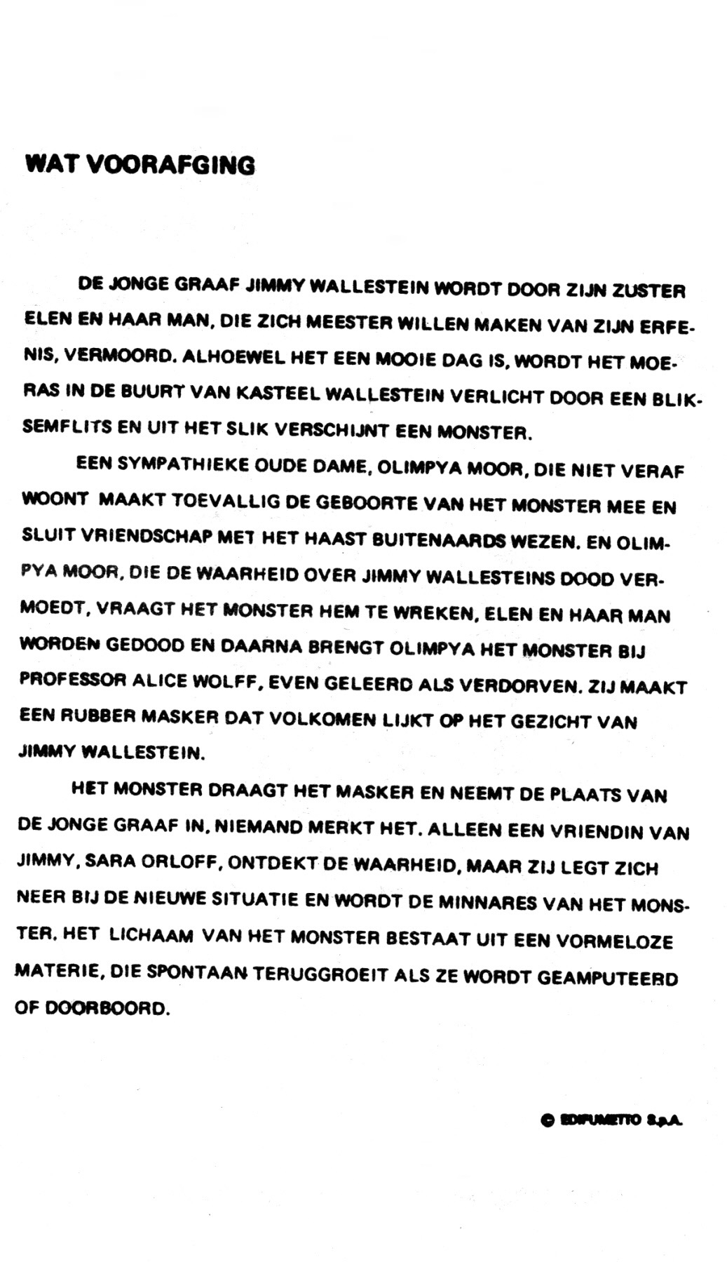 Wallestein Het Monster - 080 - Uit Liefde (Dutch) 2