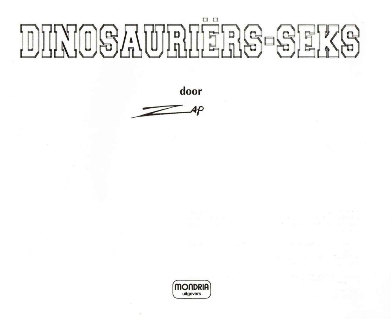 Dinosauriërs-Seks (Dutch) 1