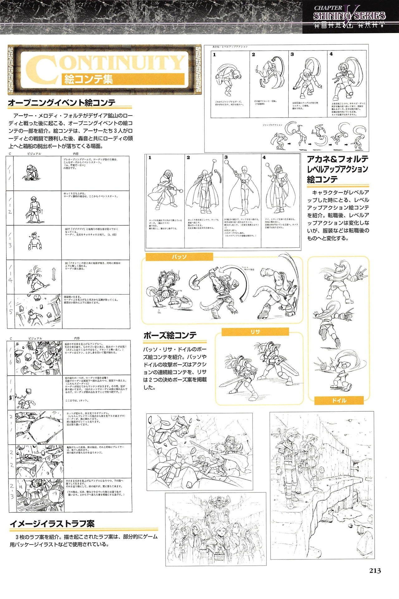 [Kajiyama  Hiroshi] Shining Force III Official Setting Collection Artbook 218