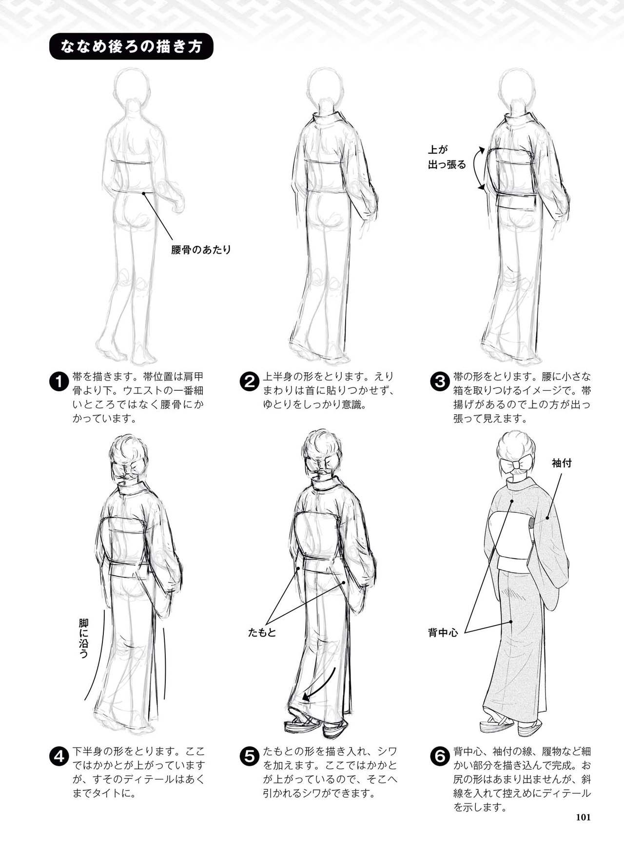 How to draw a kimono: From the basics to the point to advanced 102