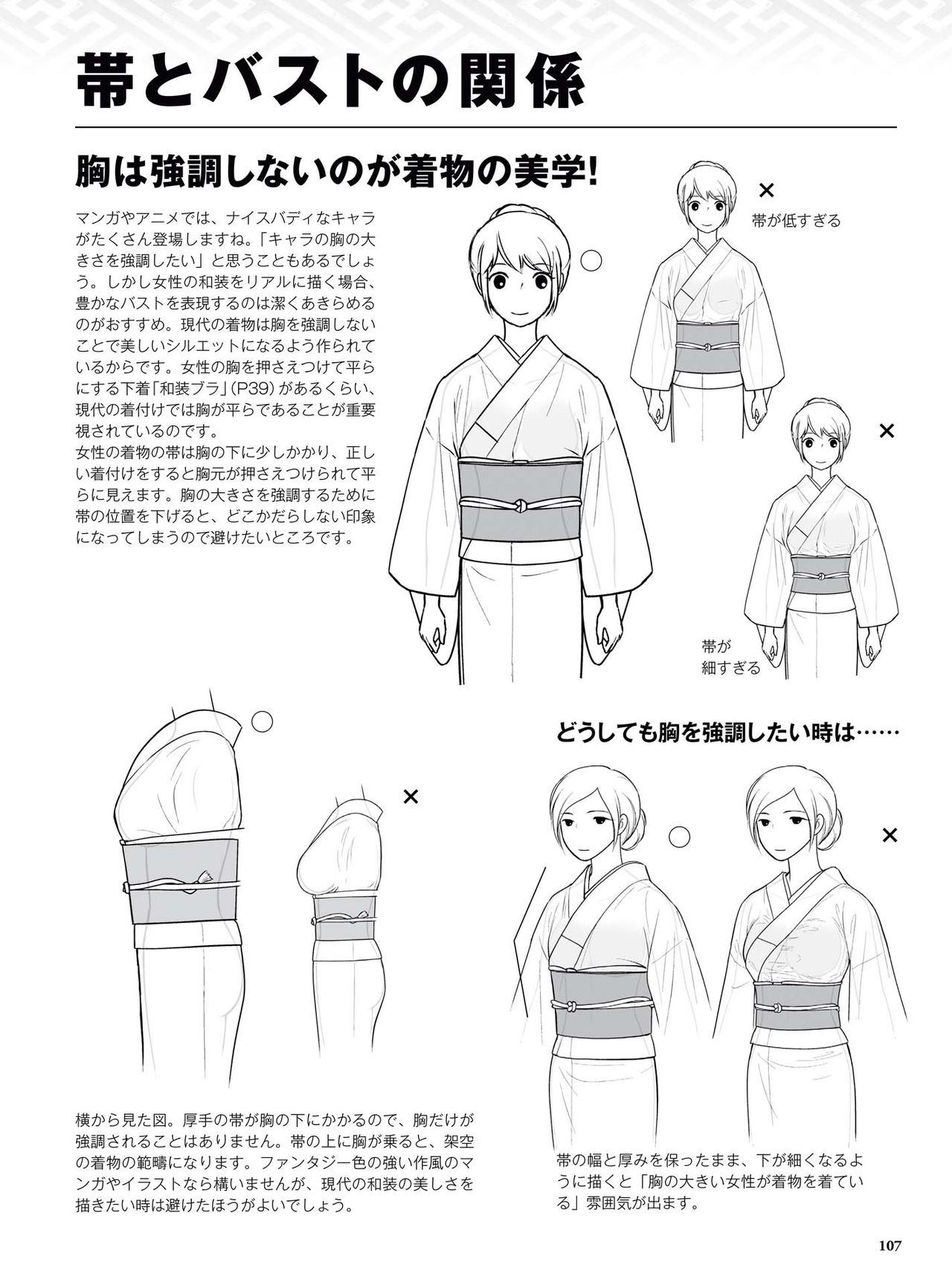 How to draw a kimono: From the basics to the point to advanced 108