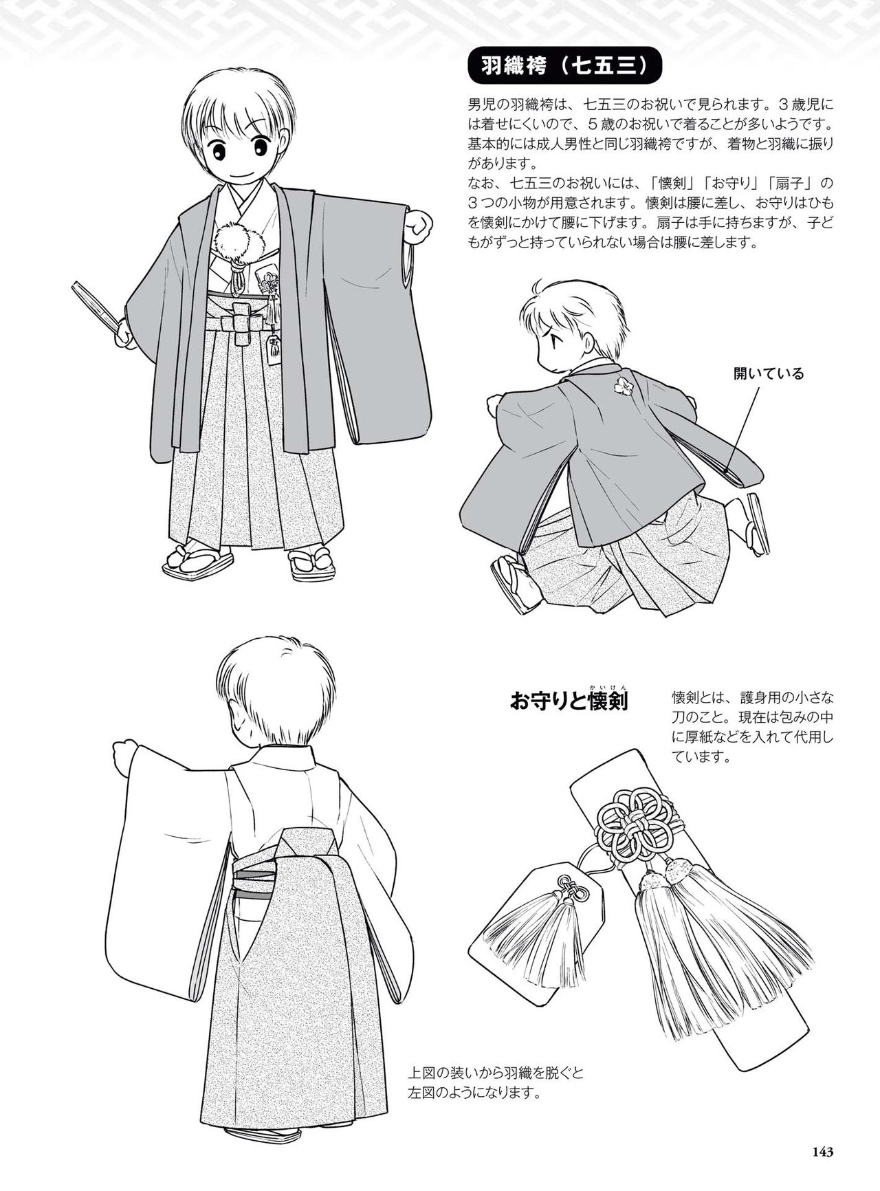 How to draw a kimono: From the basics to the point to advanced 144