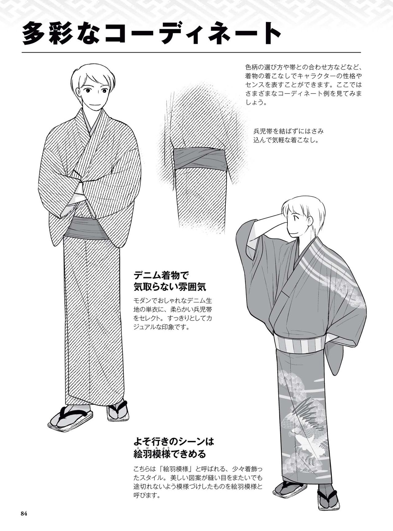 How to draw a kimono: From the basics to the point to advanced 85