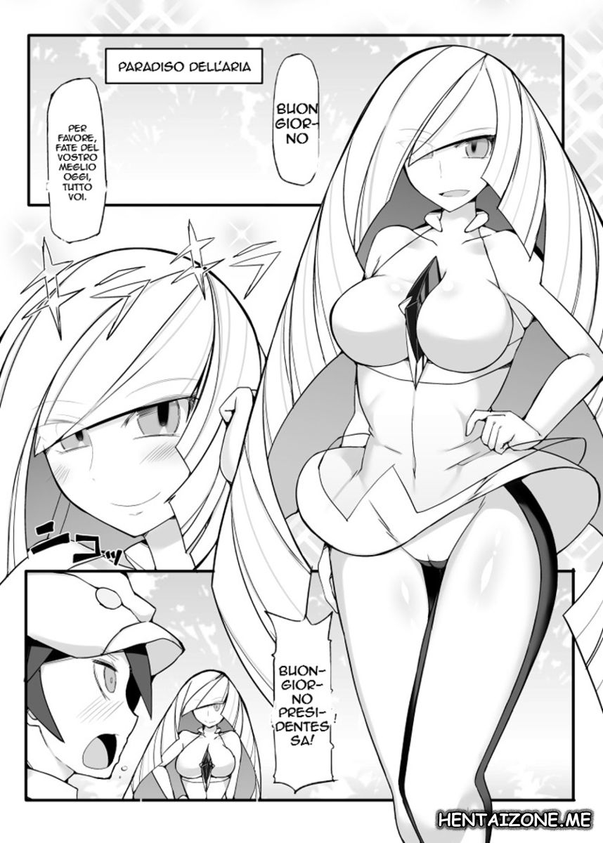 [Stapspats (Hisui)] Aether Zaidan Daihyou Lusamine Kyousei Saimin Jusei ~Dosukebe Hitozuma CEO Saimin Hamedori Acme~ (Pokémon) [Italian] [Hentai Zone] [Digital] 3