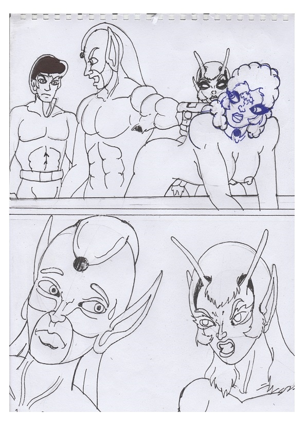 Raw drawings of X AgencyBook Two (on going) 91